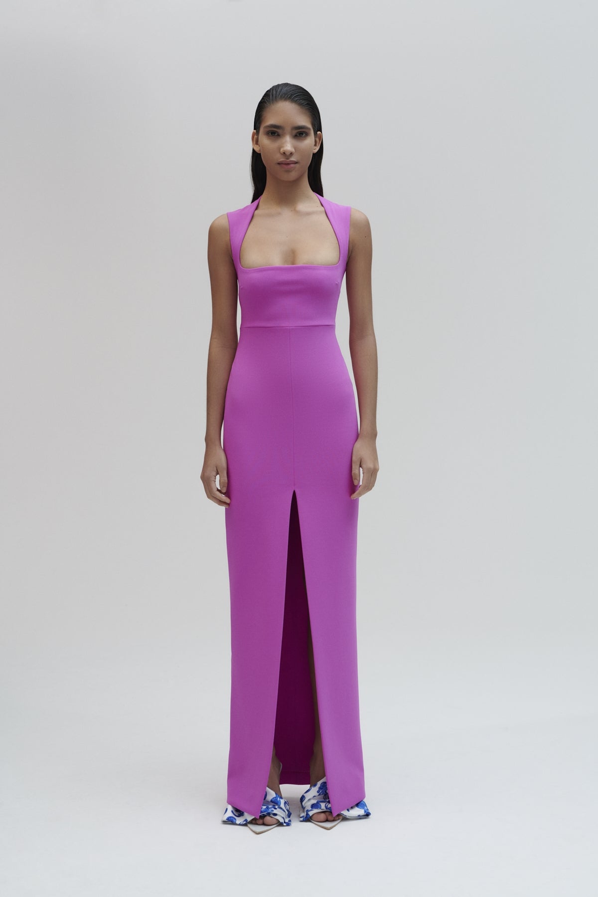 The Sofia Maxi Dress in Bright Purple