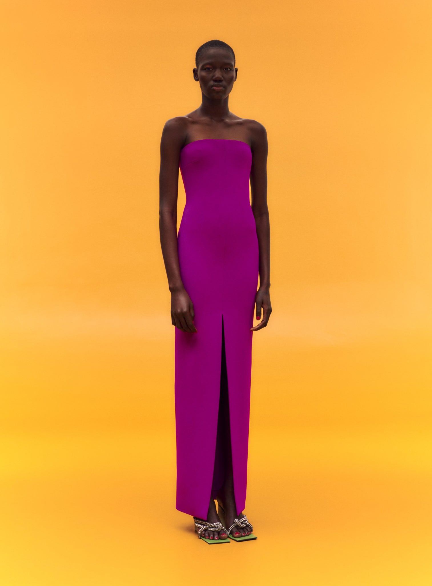 The Bysha Maxi Dress in Purple