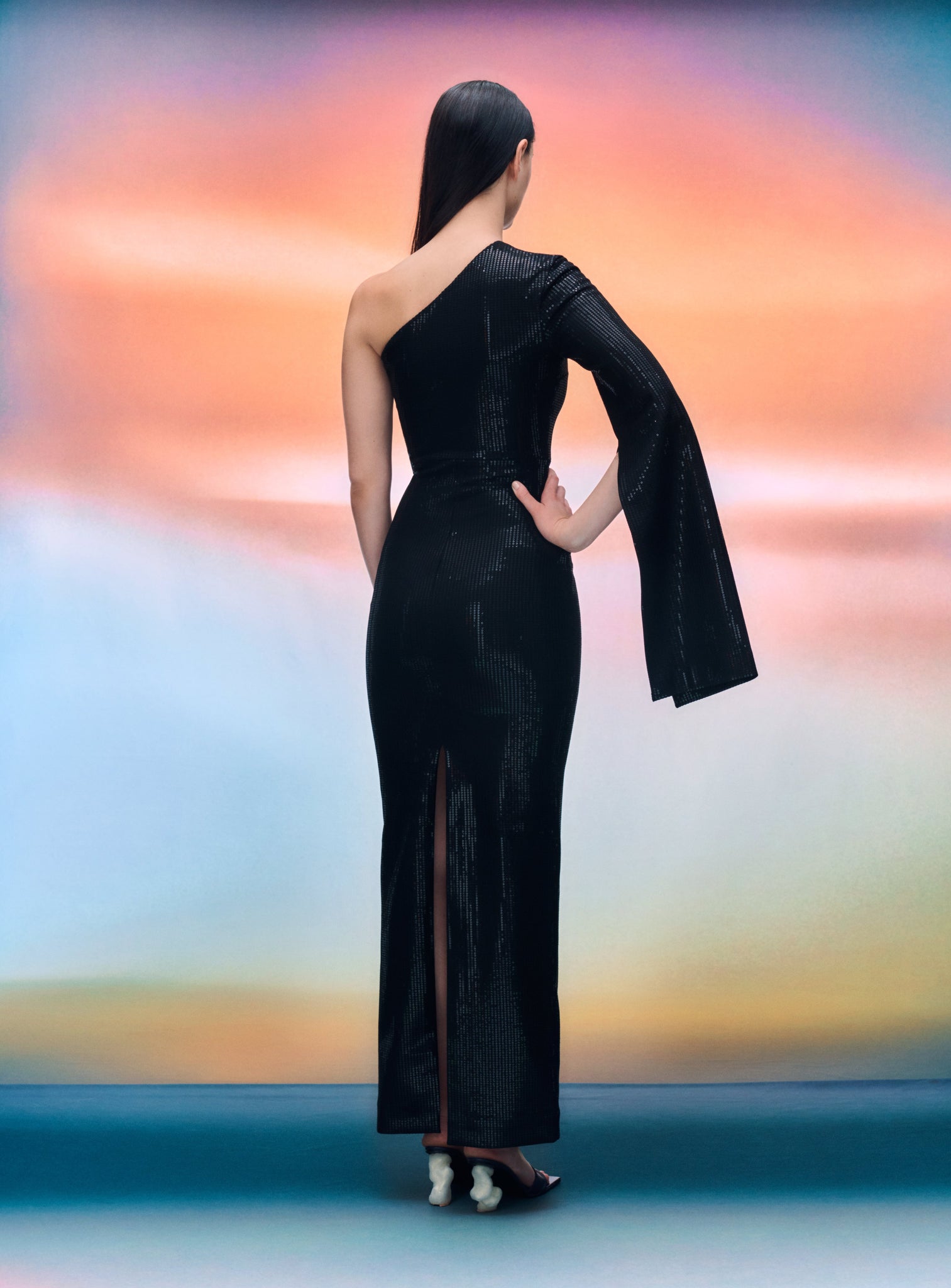 The Valentina Maxi Dress in Black