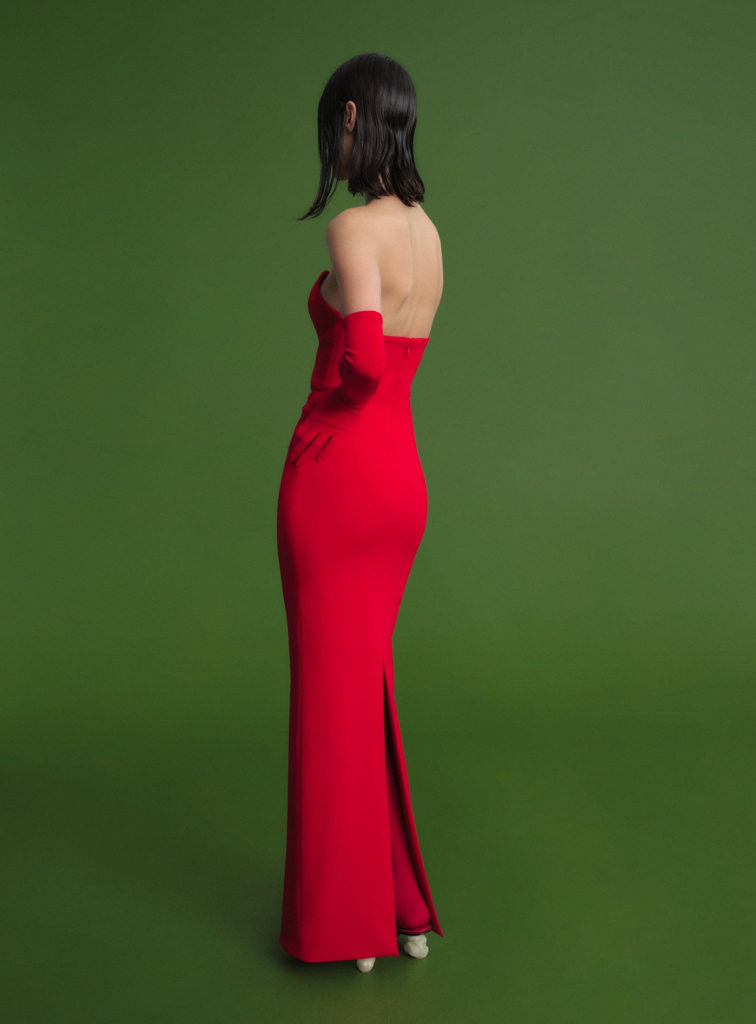 The Audrey Maxi Dress in Red