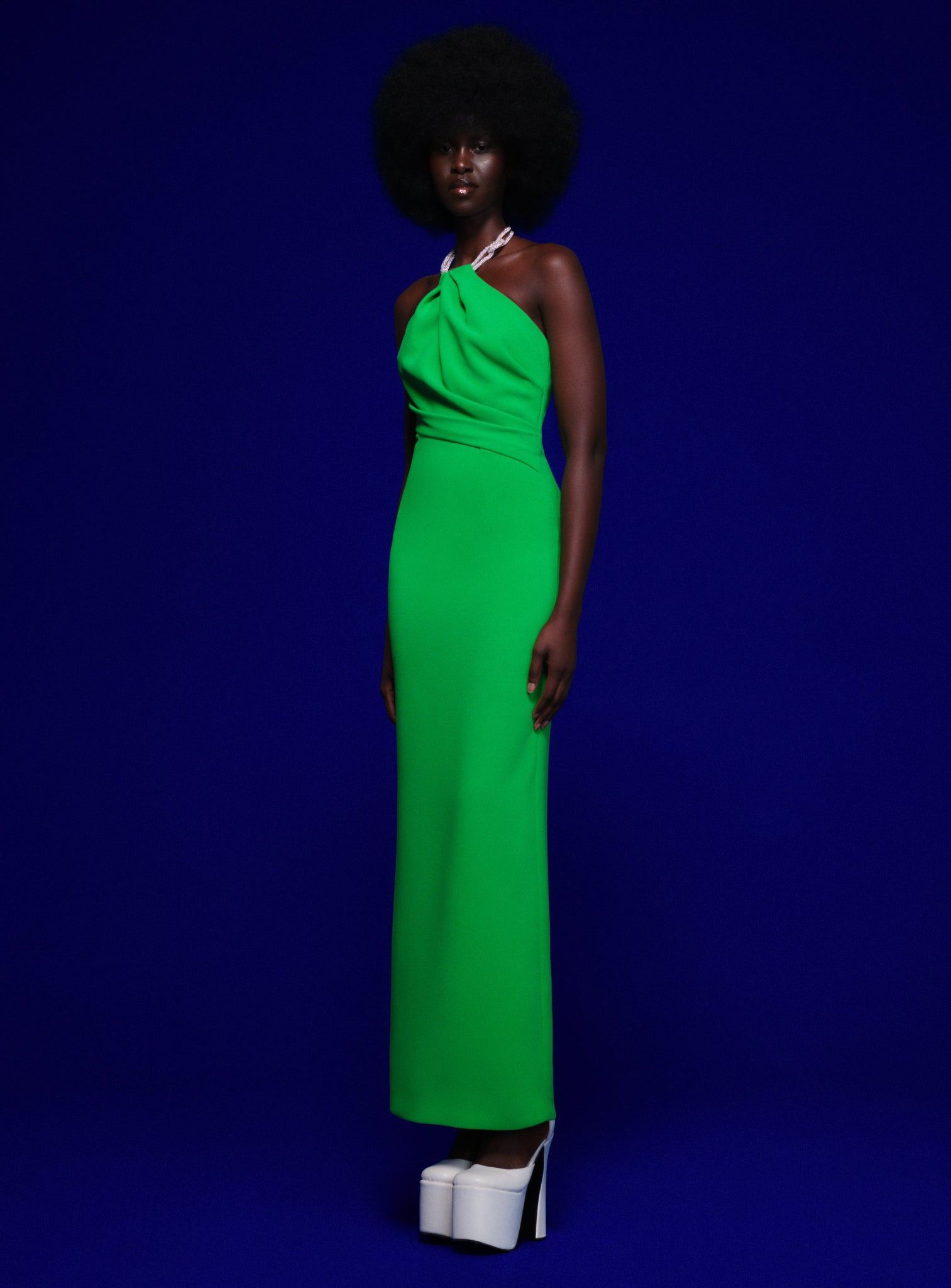 The Riva Maxi Dress in Green