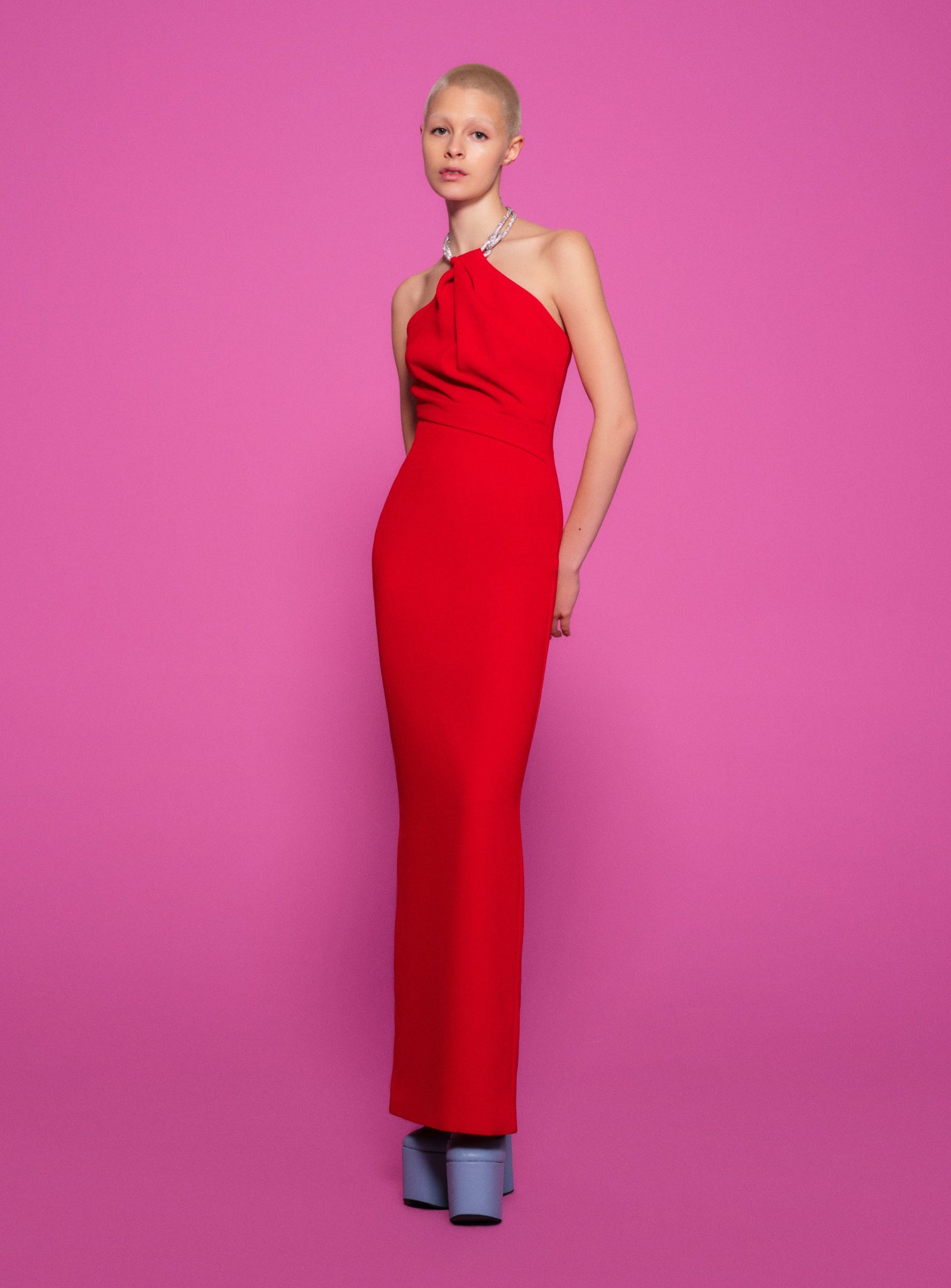 The Riva Maxi Dress in Red