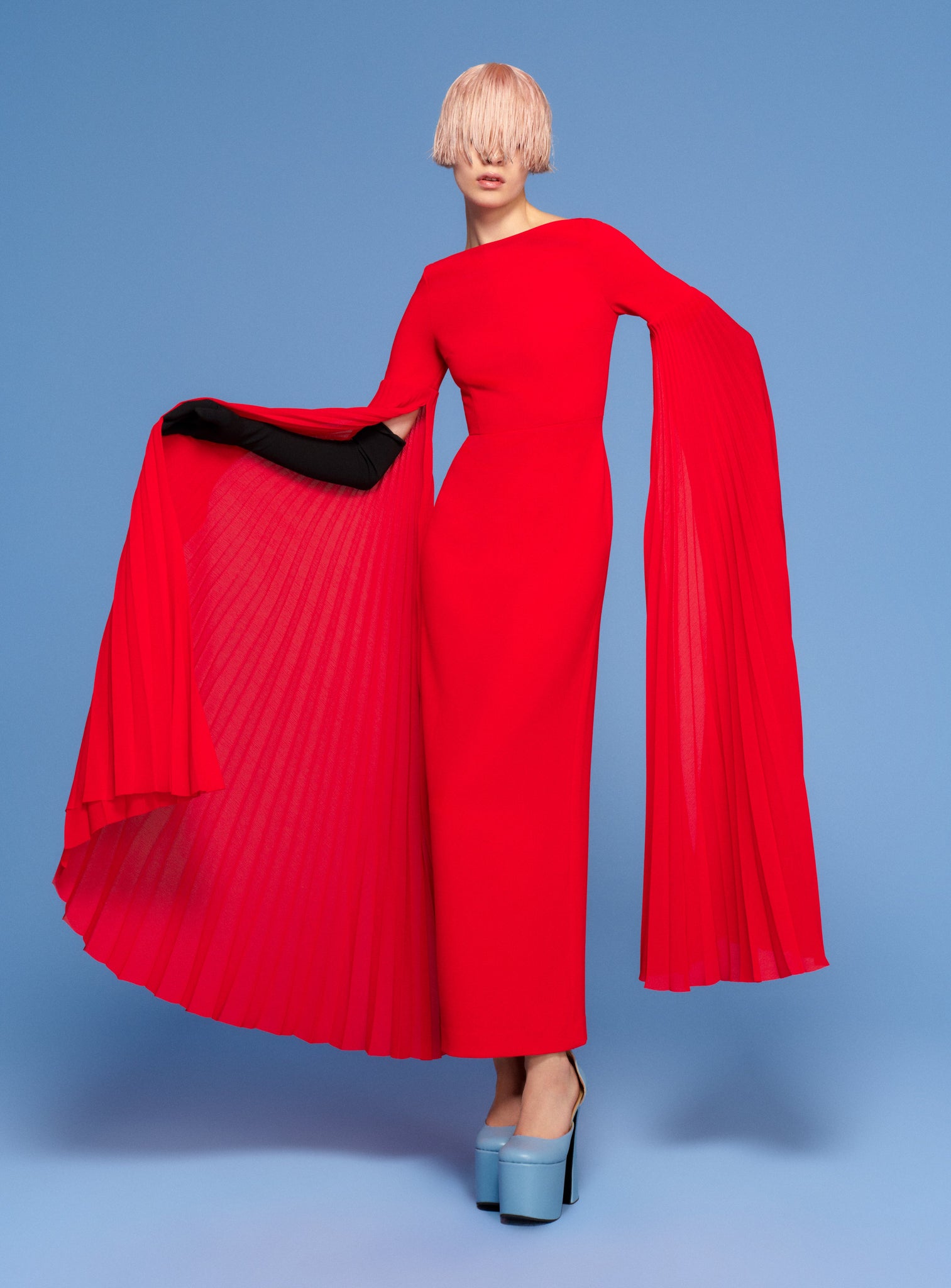 The Grace Maxi Dress in Red