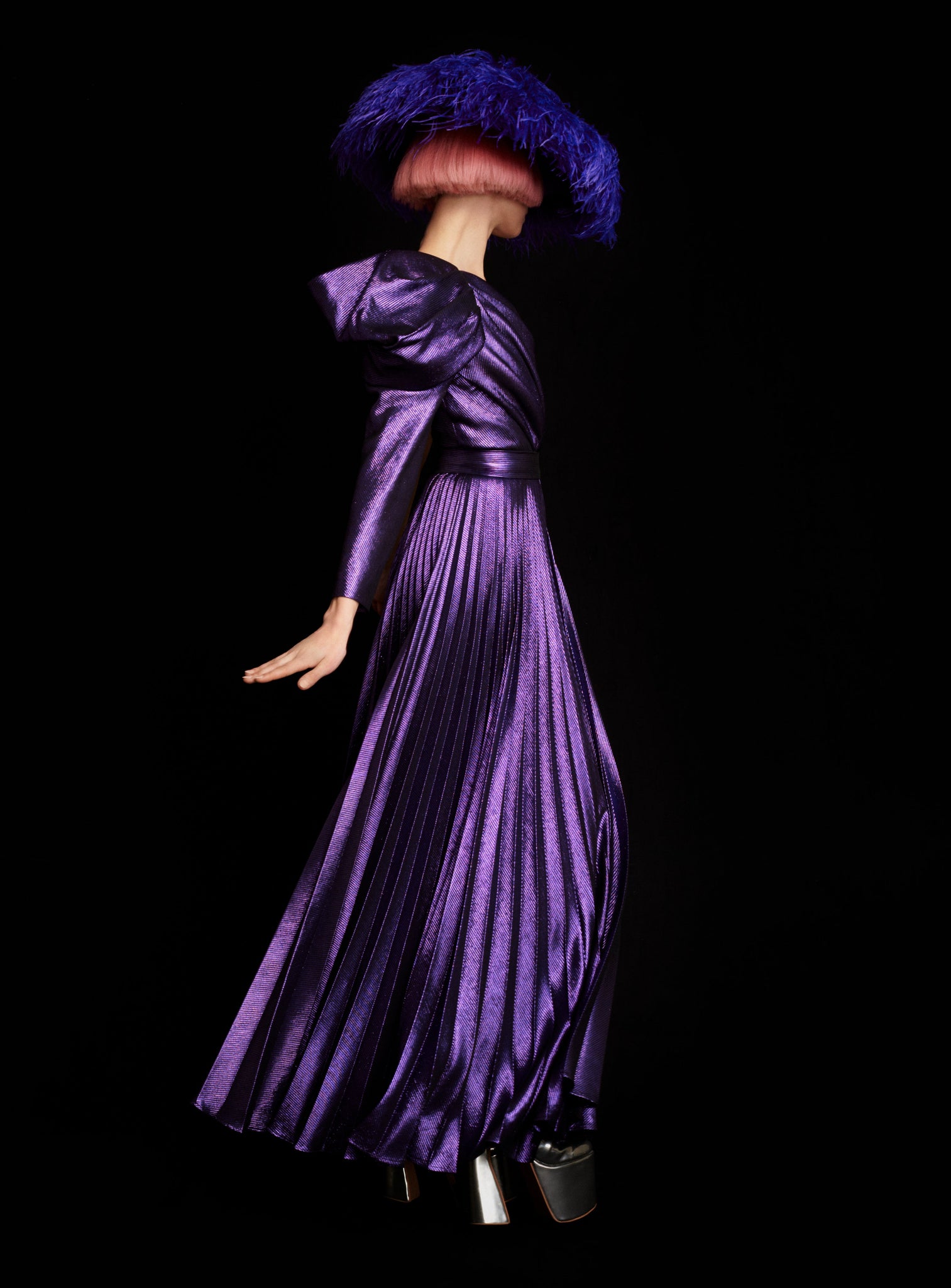 The Sawyer Maxi Dress in Purple