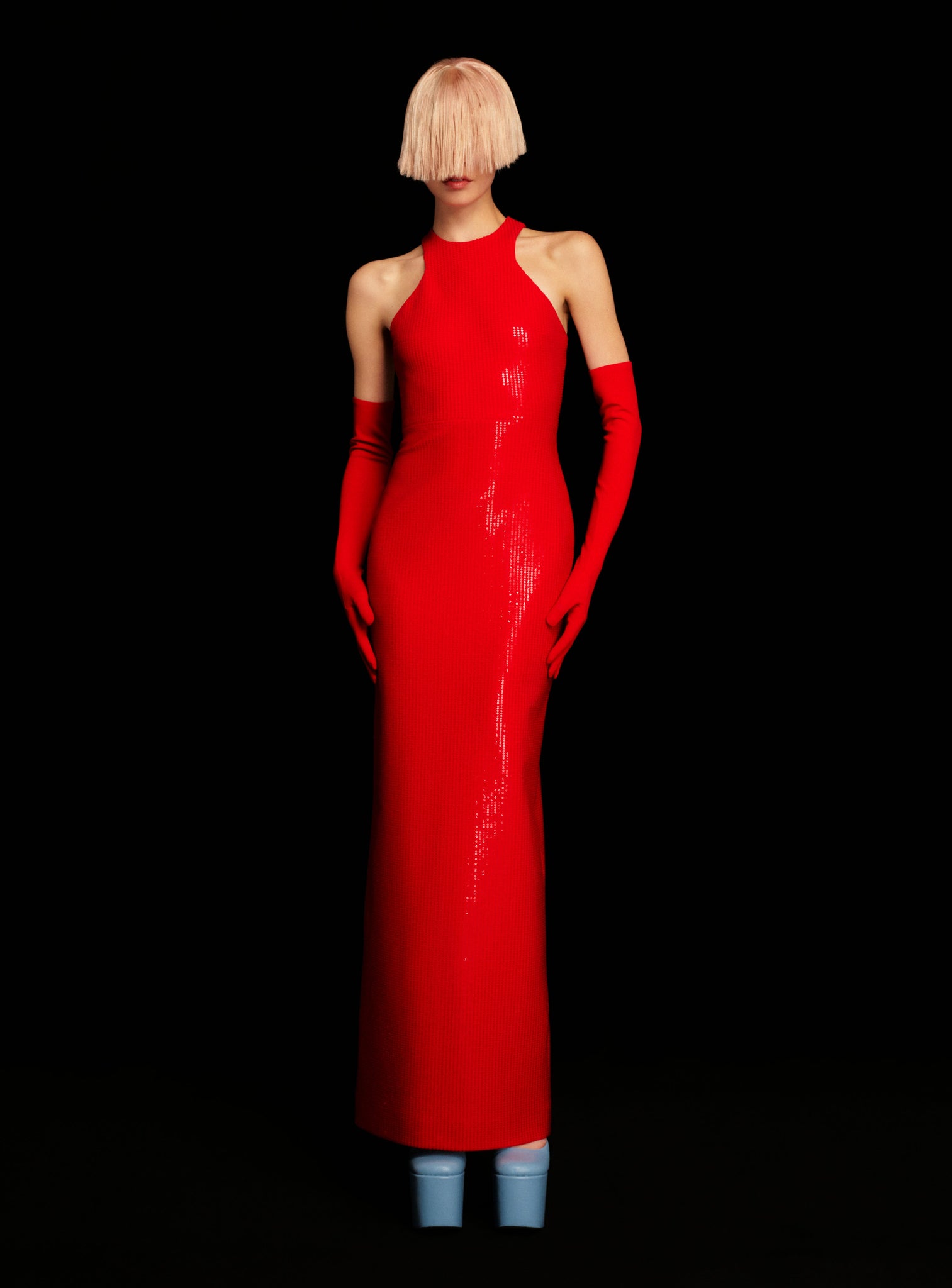 The Winona Maxi Dress in Red