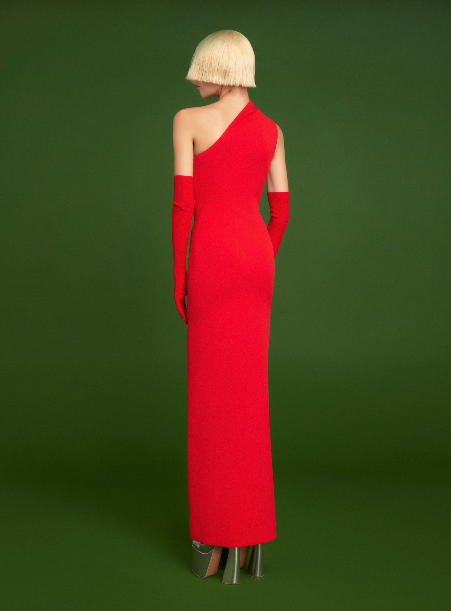 The Averie Maxi Dress in Red