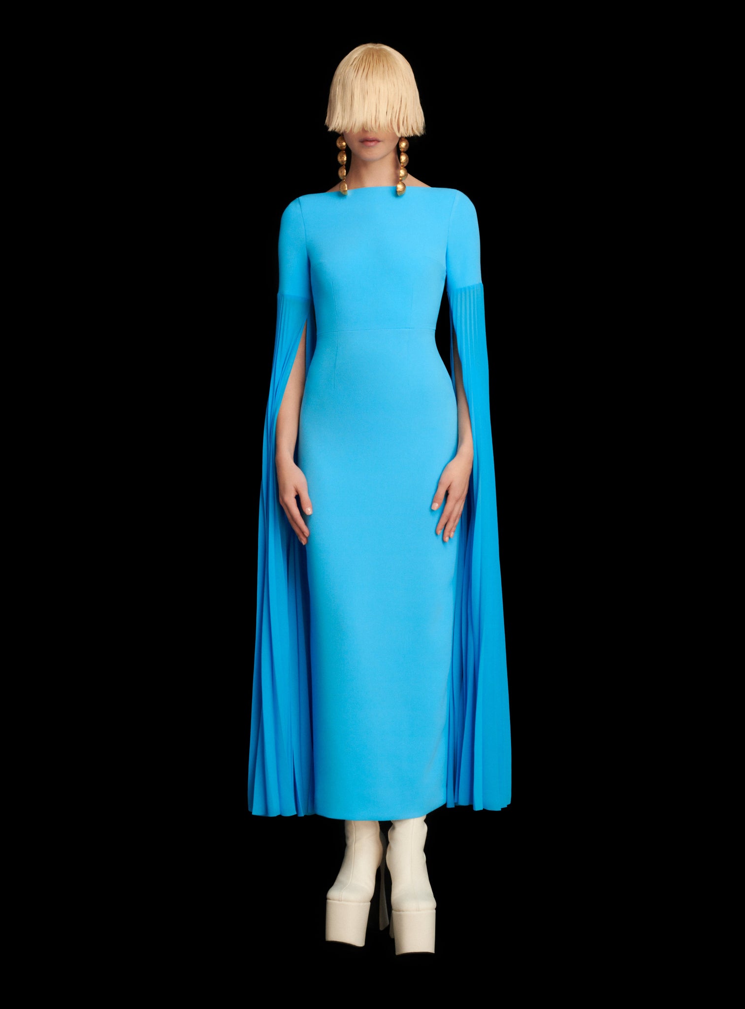The Grace Maxi Dress in Blue