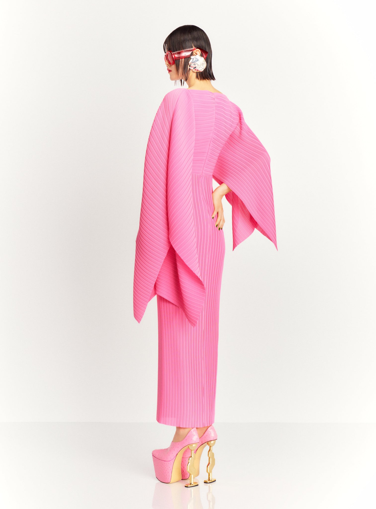 The Adami Maxi Dress in Light Pink