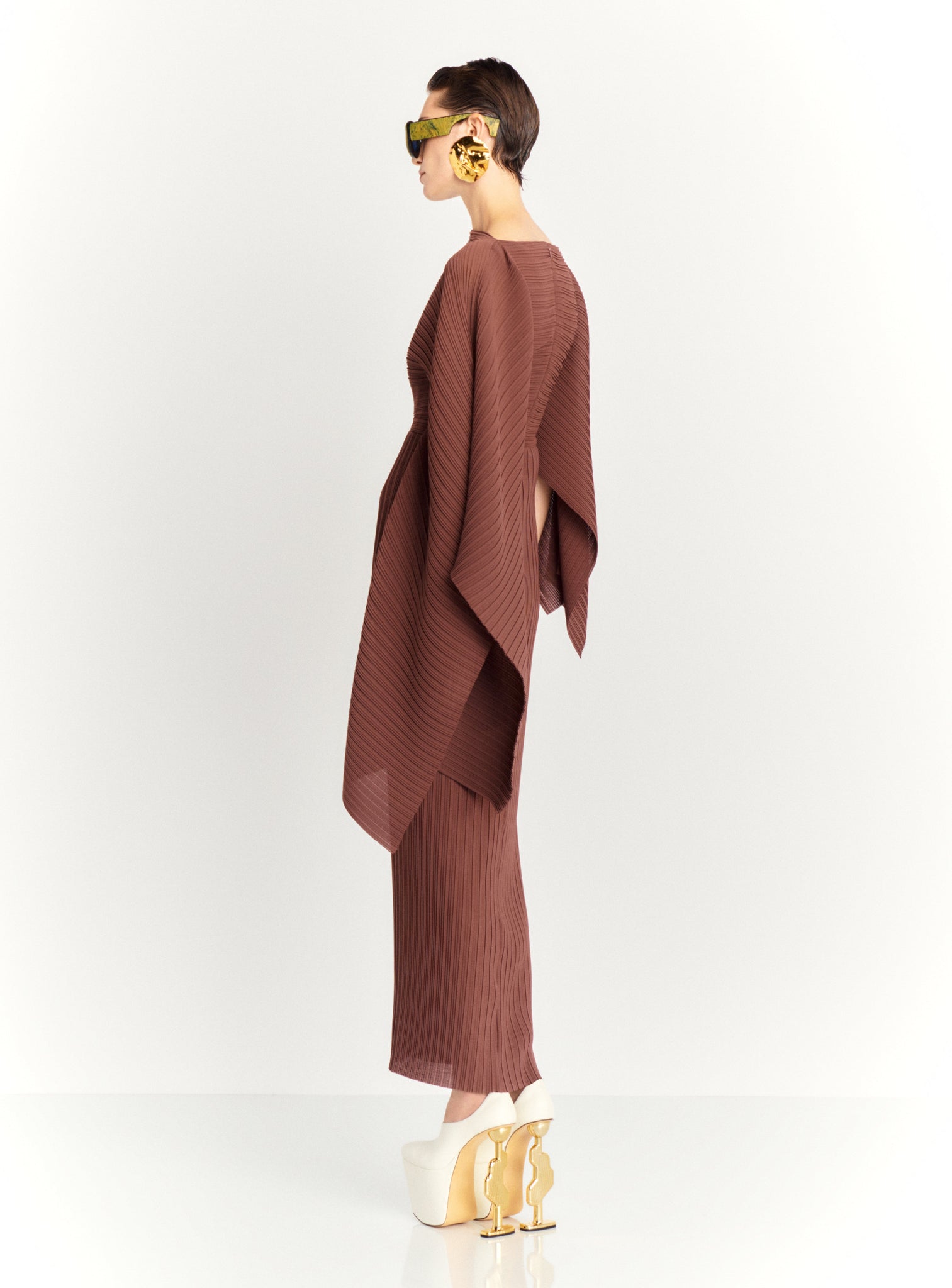 The Adami Maxi Dress in Mocha