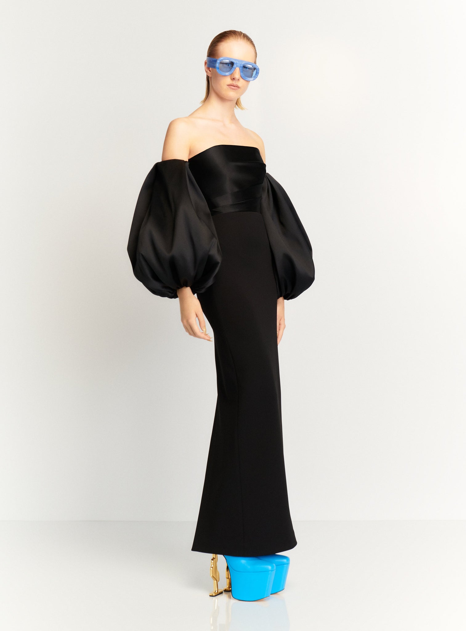 The Carmen Maxi Dress in Black