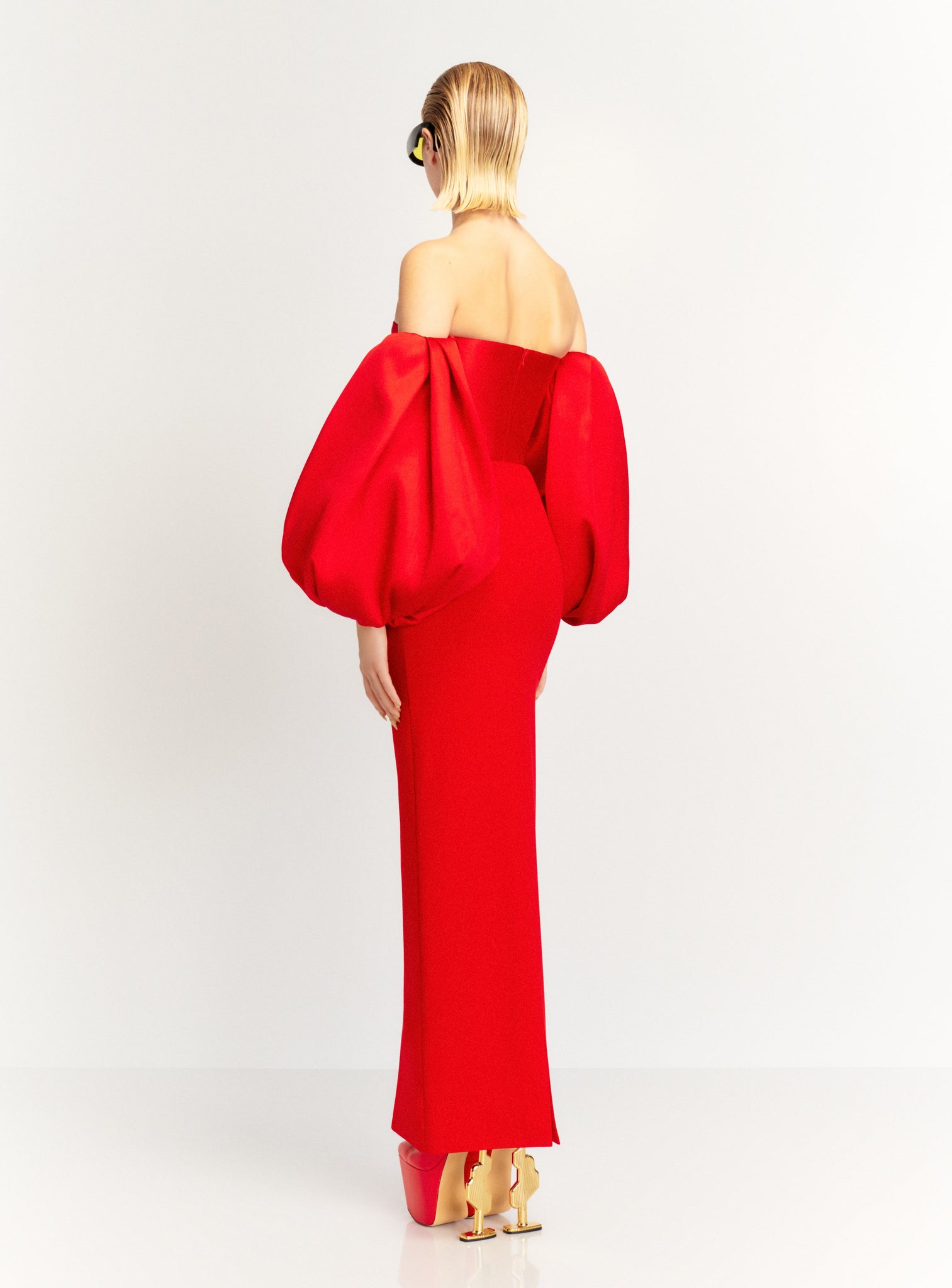 The Carmen Maxi Dress in Red