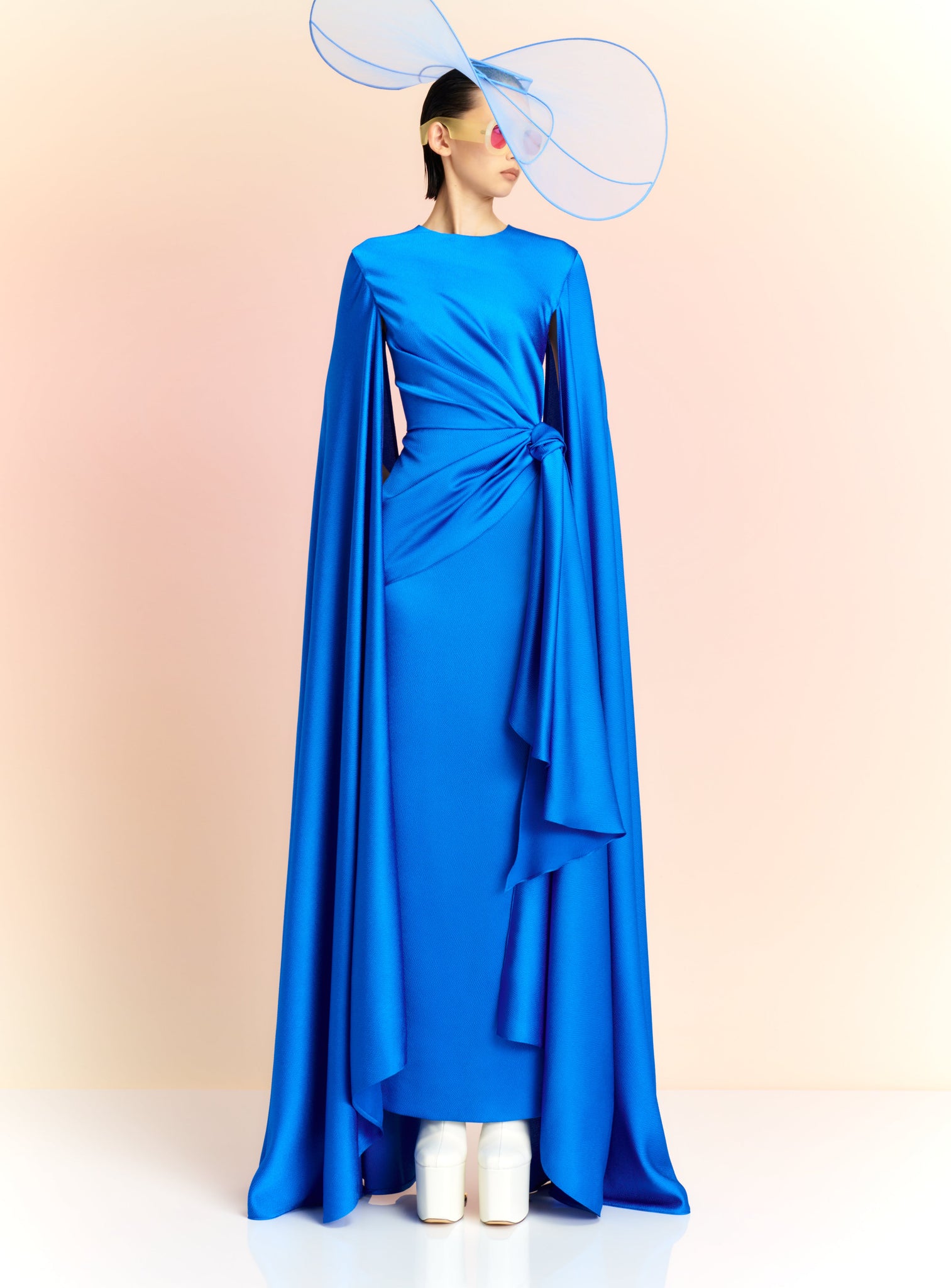 The Elya Maxi Dress in Blue