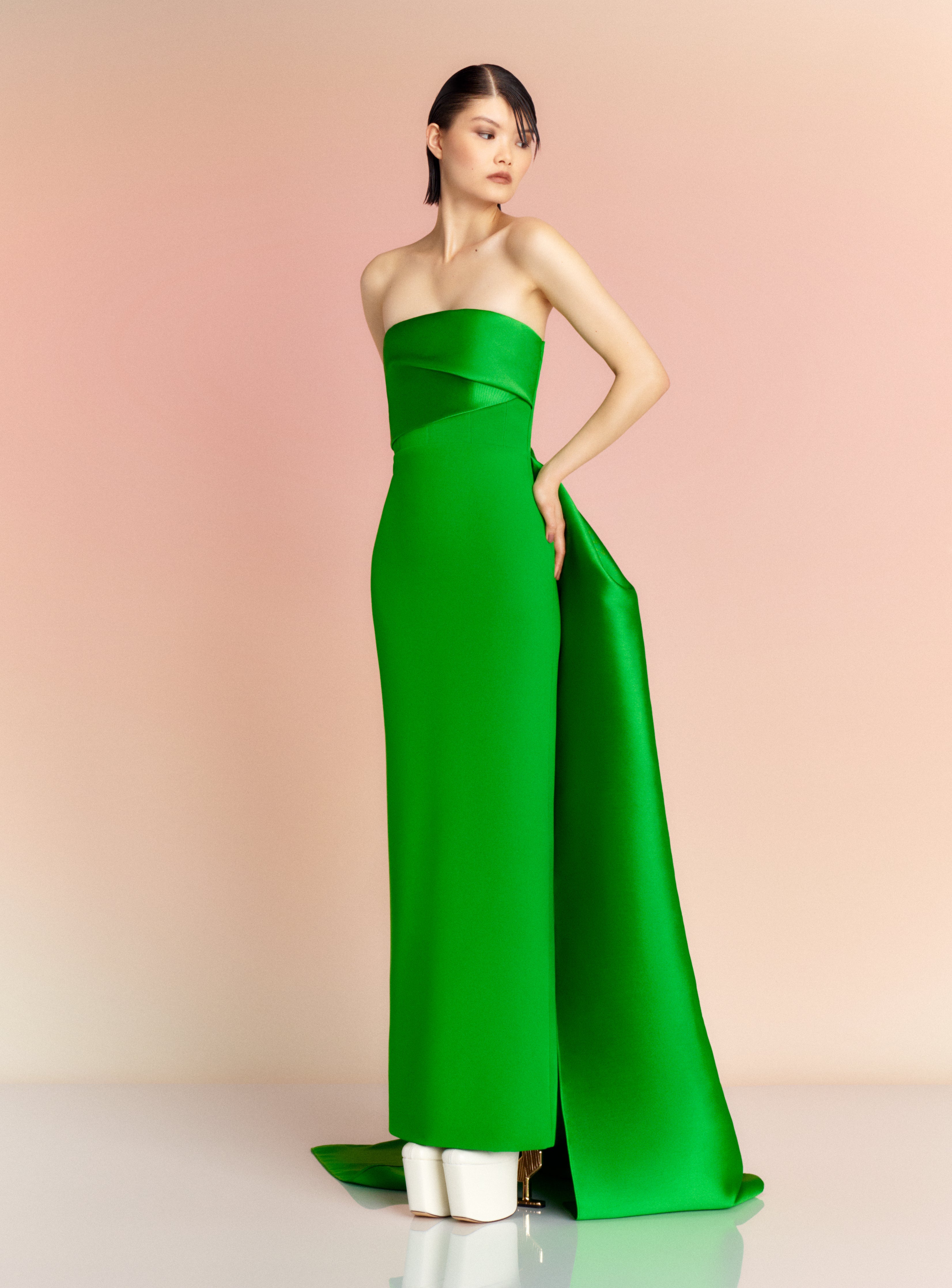 Vibrant Green Dress