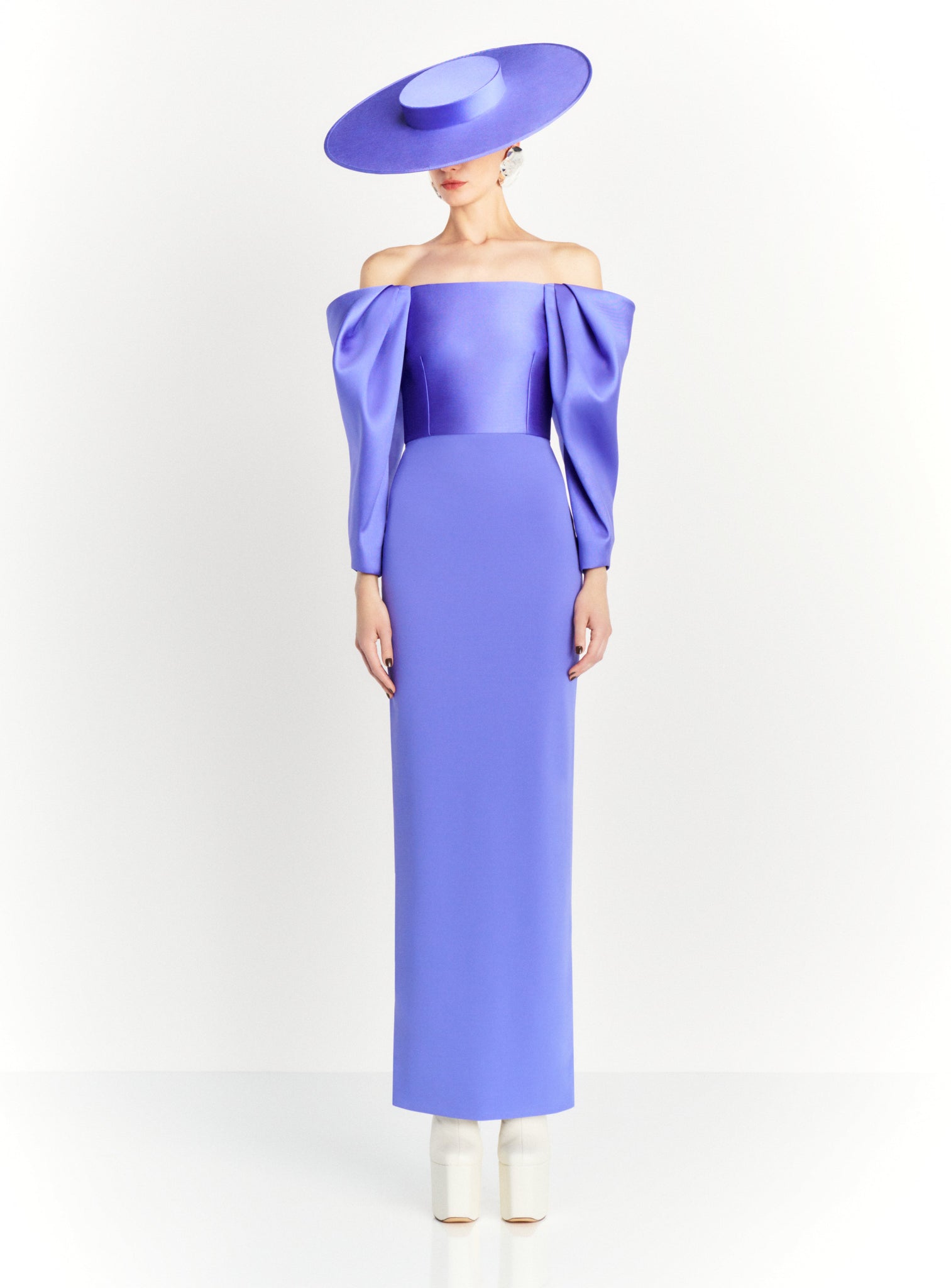 The Melina Maxi Dress in Periwinkle