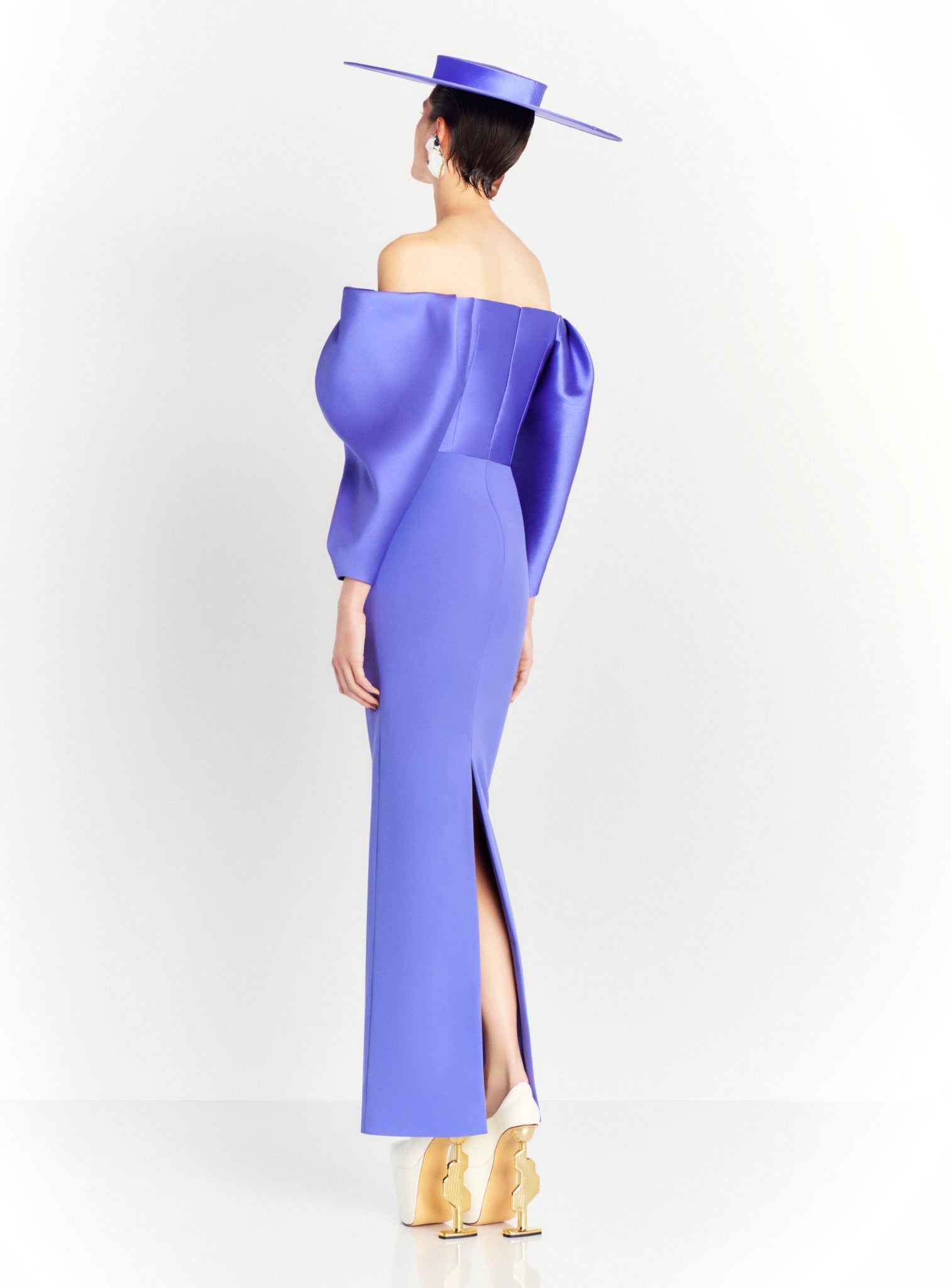 The Melina Maxi Dress in Periwinkle