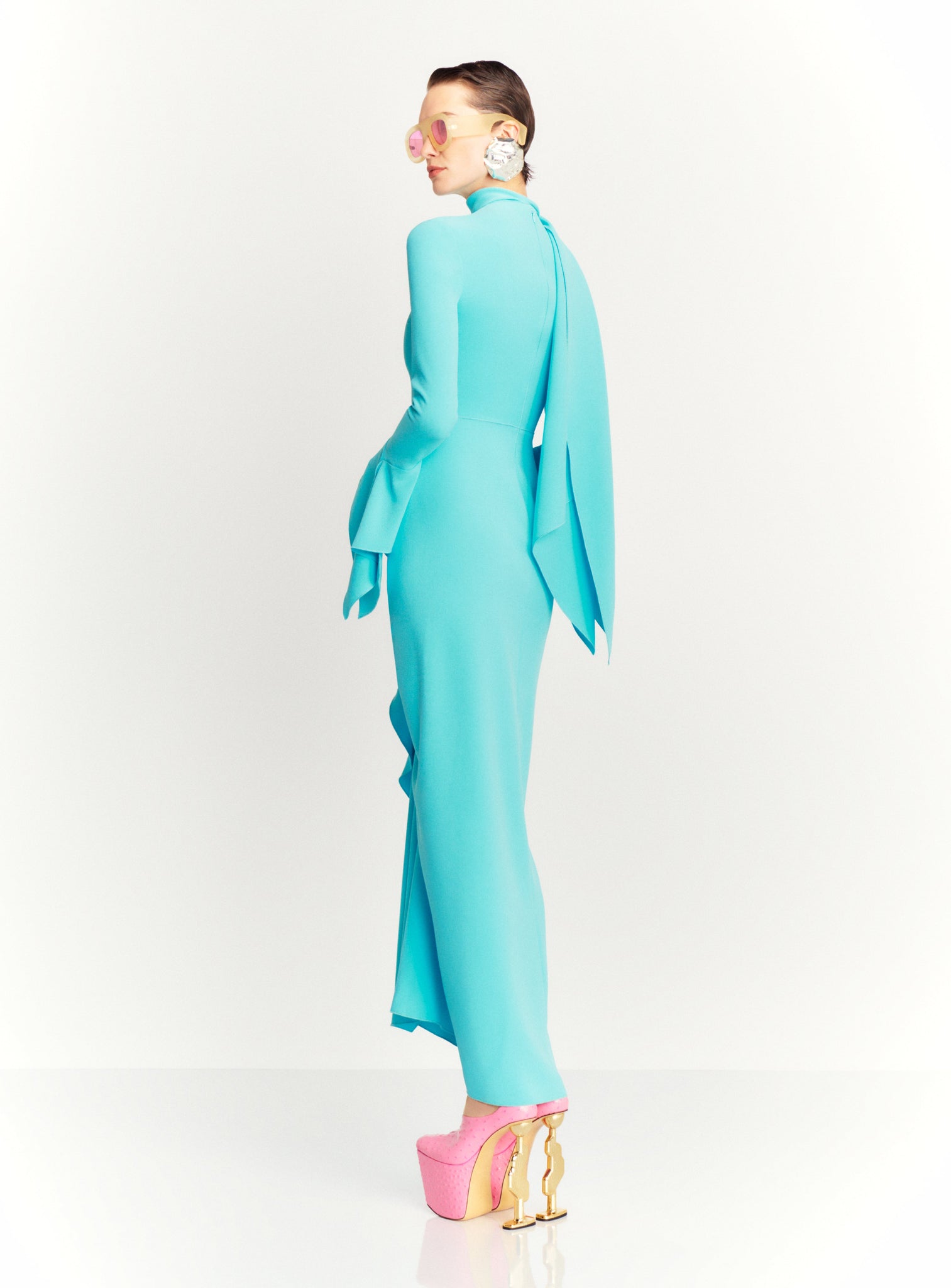 The Nella Maxi Dress in Sky Blue