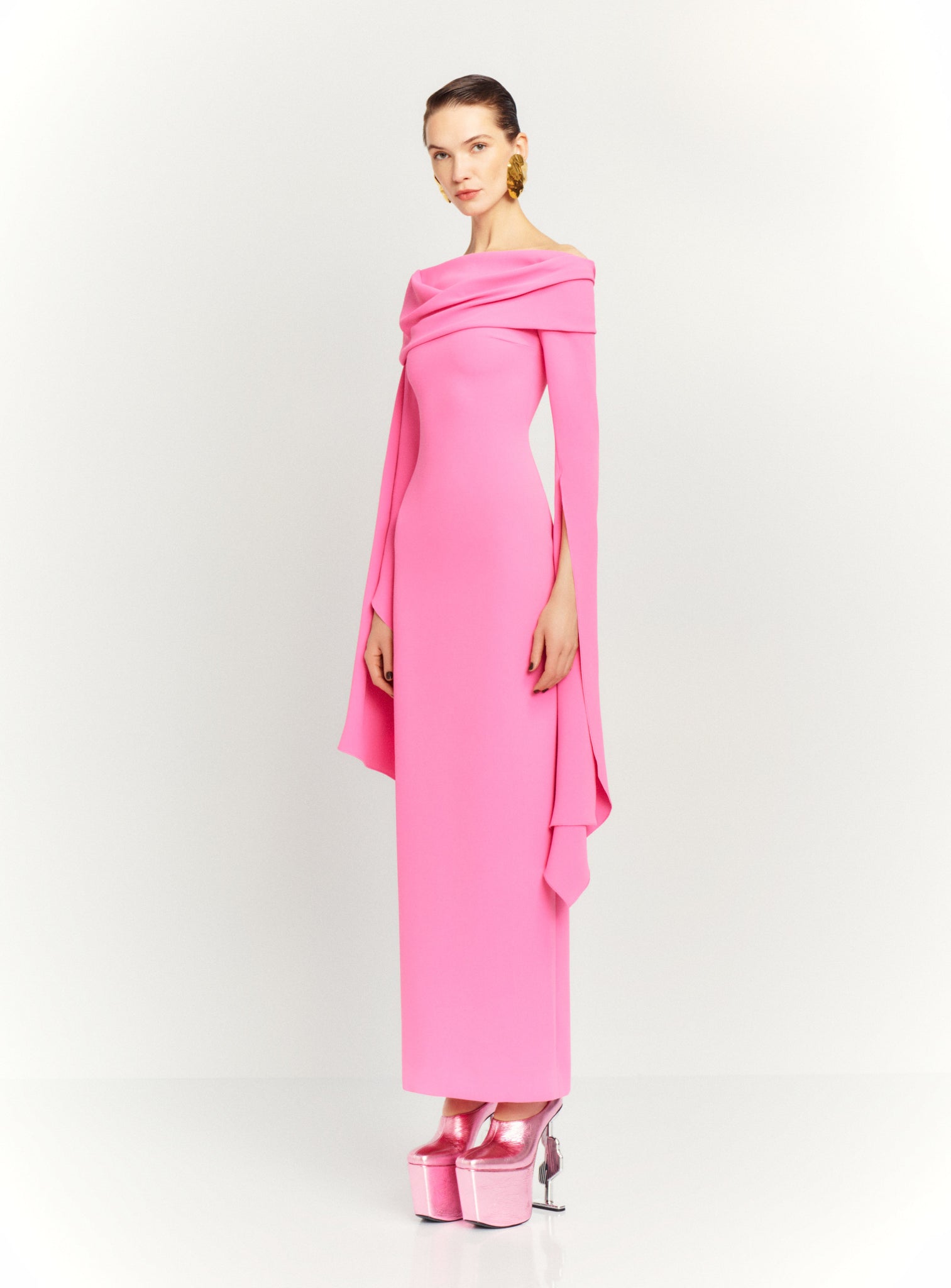 The Arden Maxi Dress in Light Pink