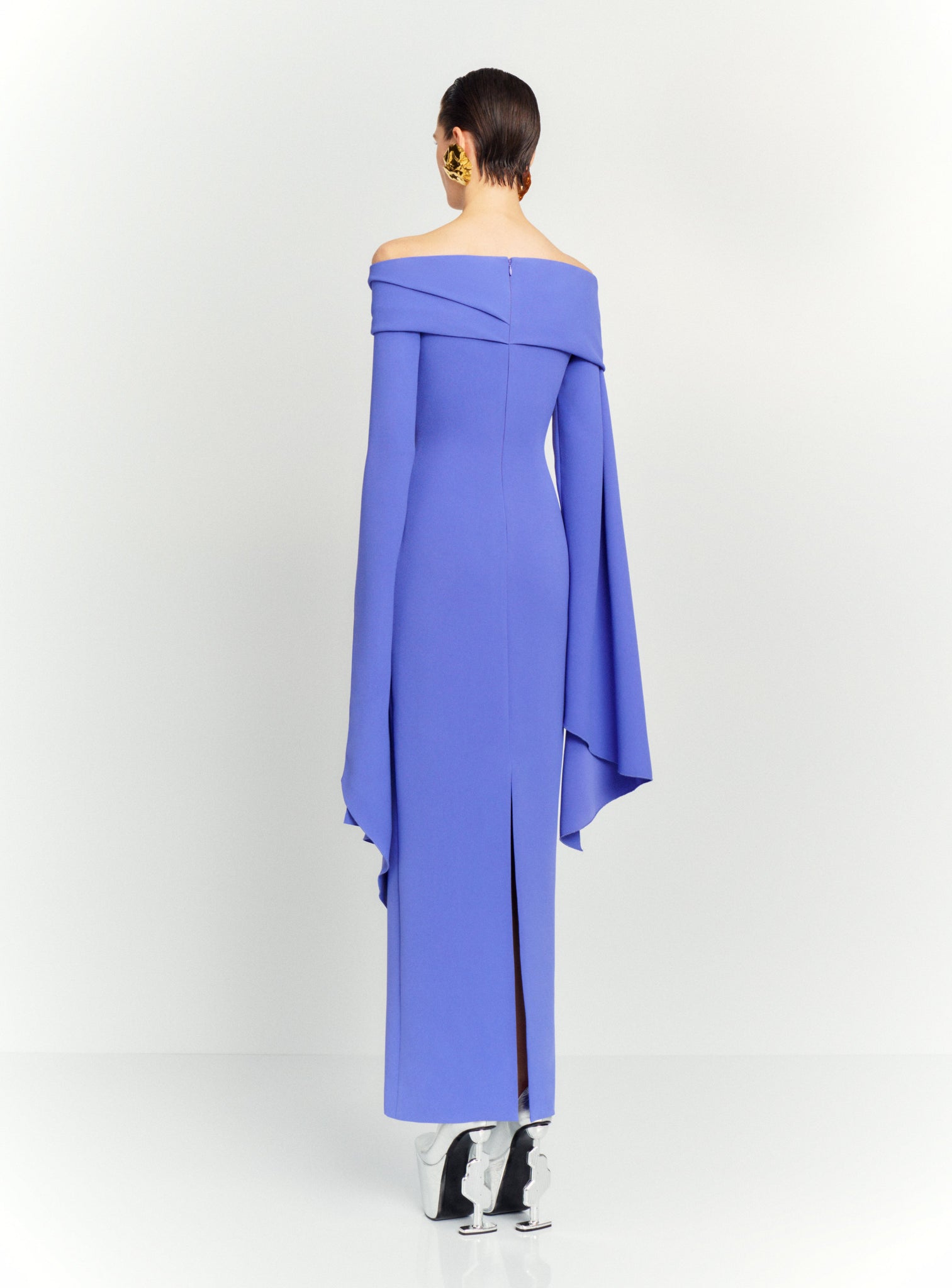 The Arden Maxi Dress in Periwinkle