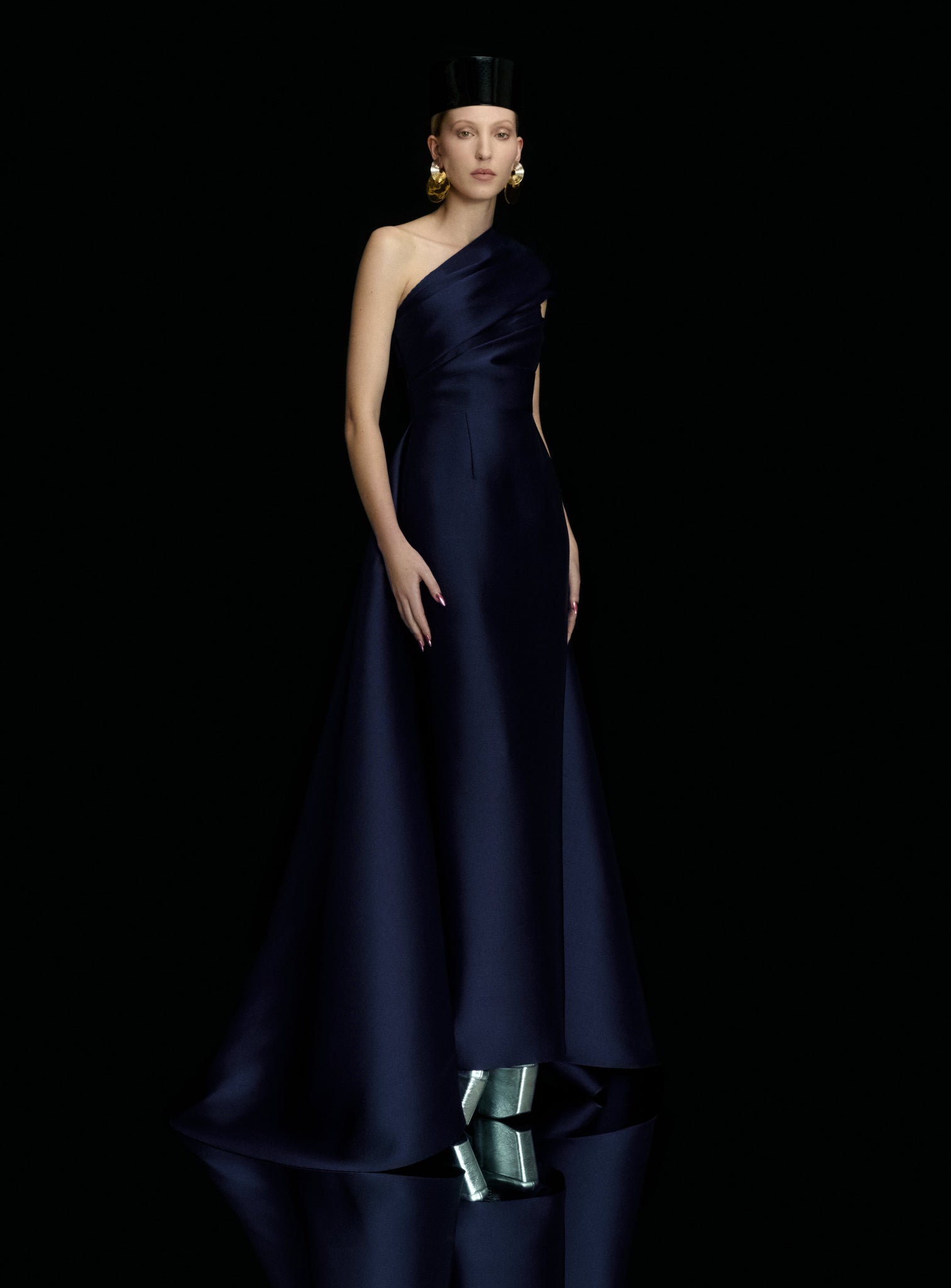 The Alba Maxi Dress in Navy