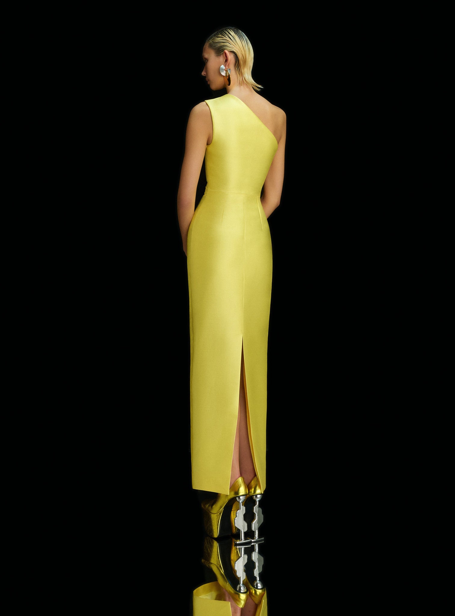 The Kira Maxi Dress in Lemon