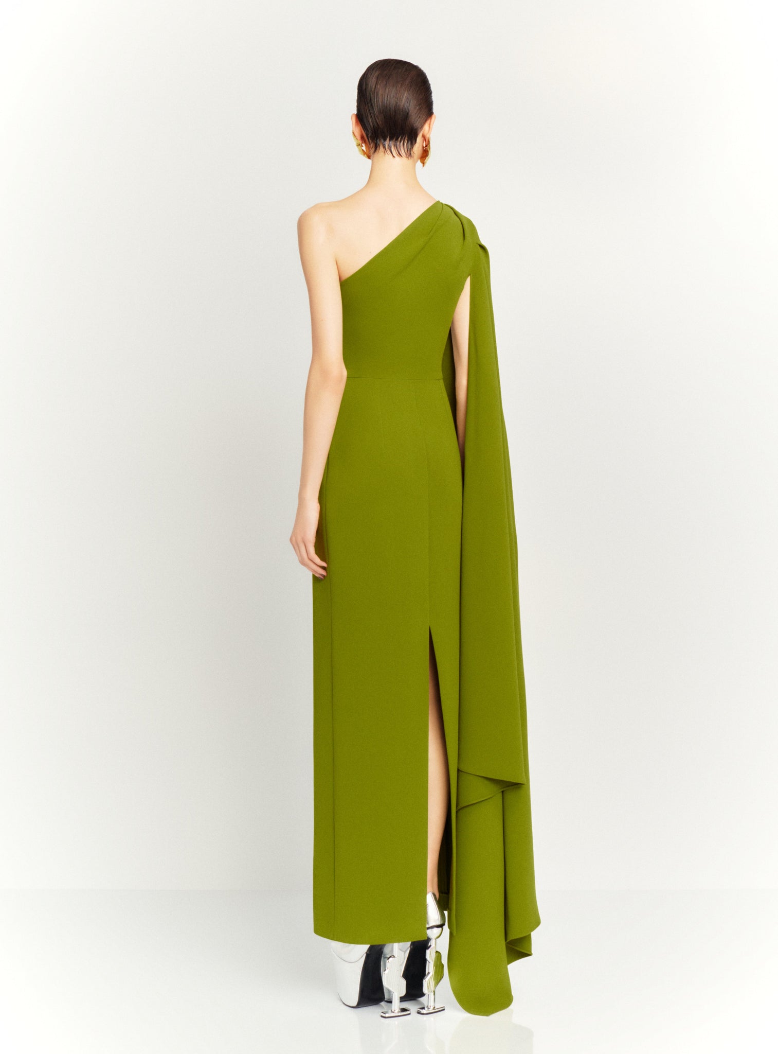 The Daria Maxi Dress in Sweet Pea Green