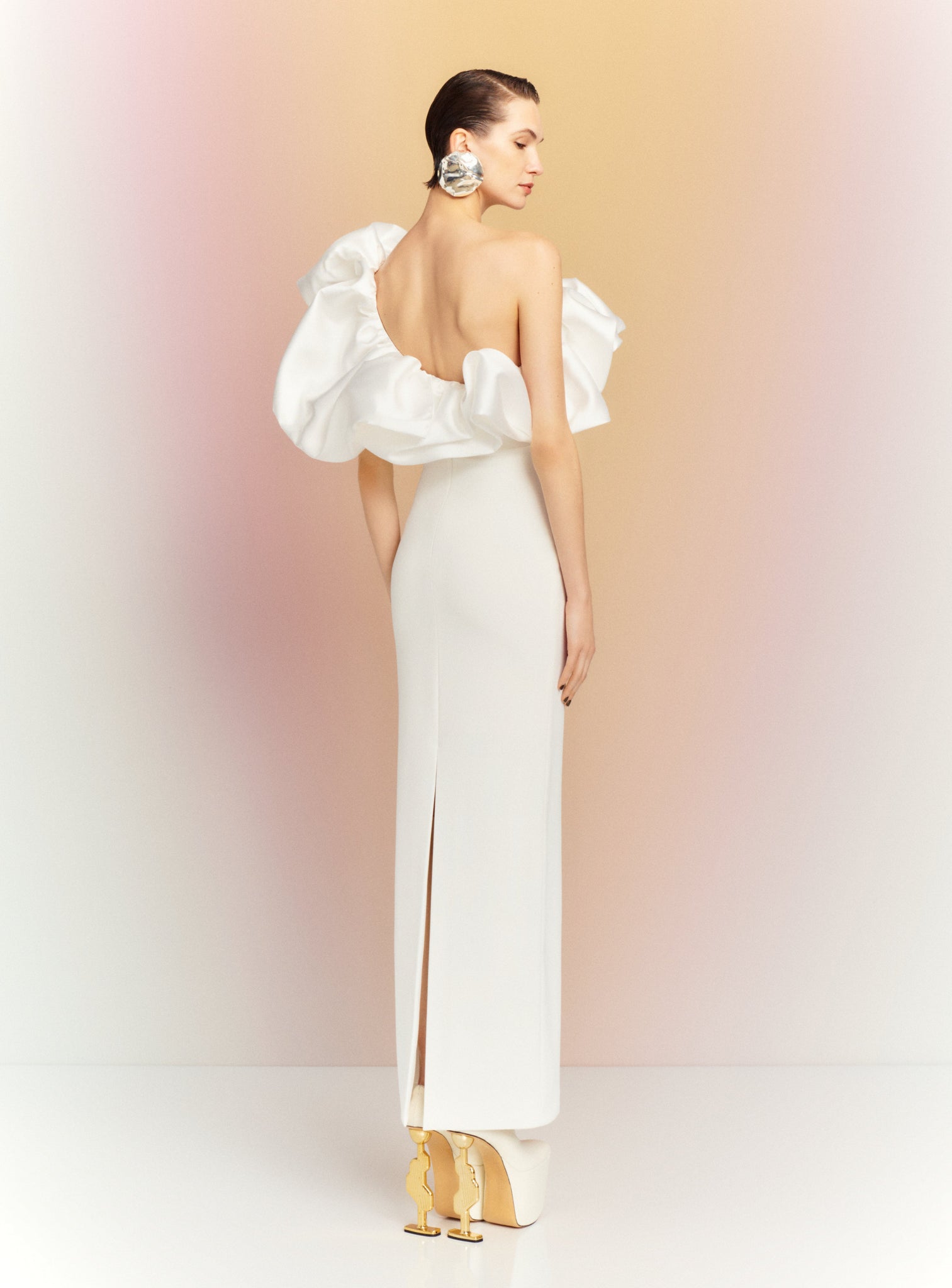 The Cassia Maxi Dress in Cream