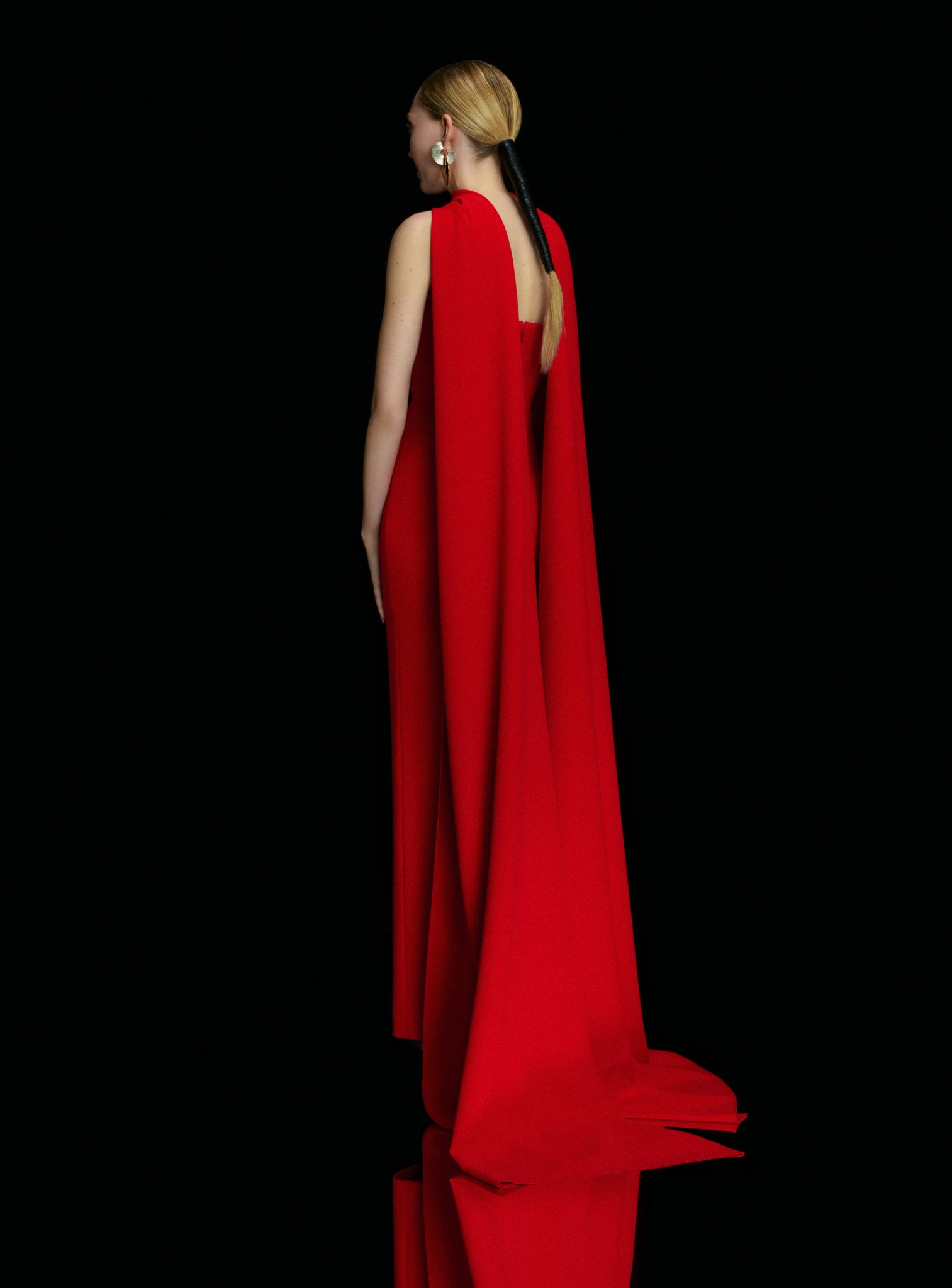 The Ainhoa Maxi Dress in Red