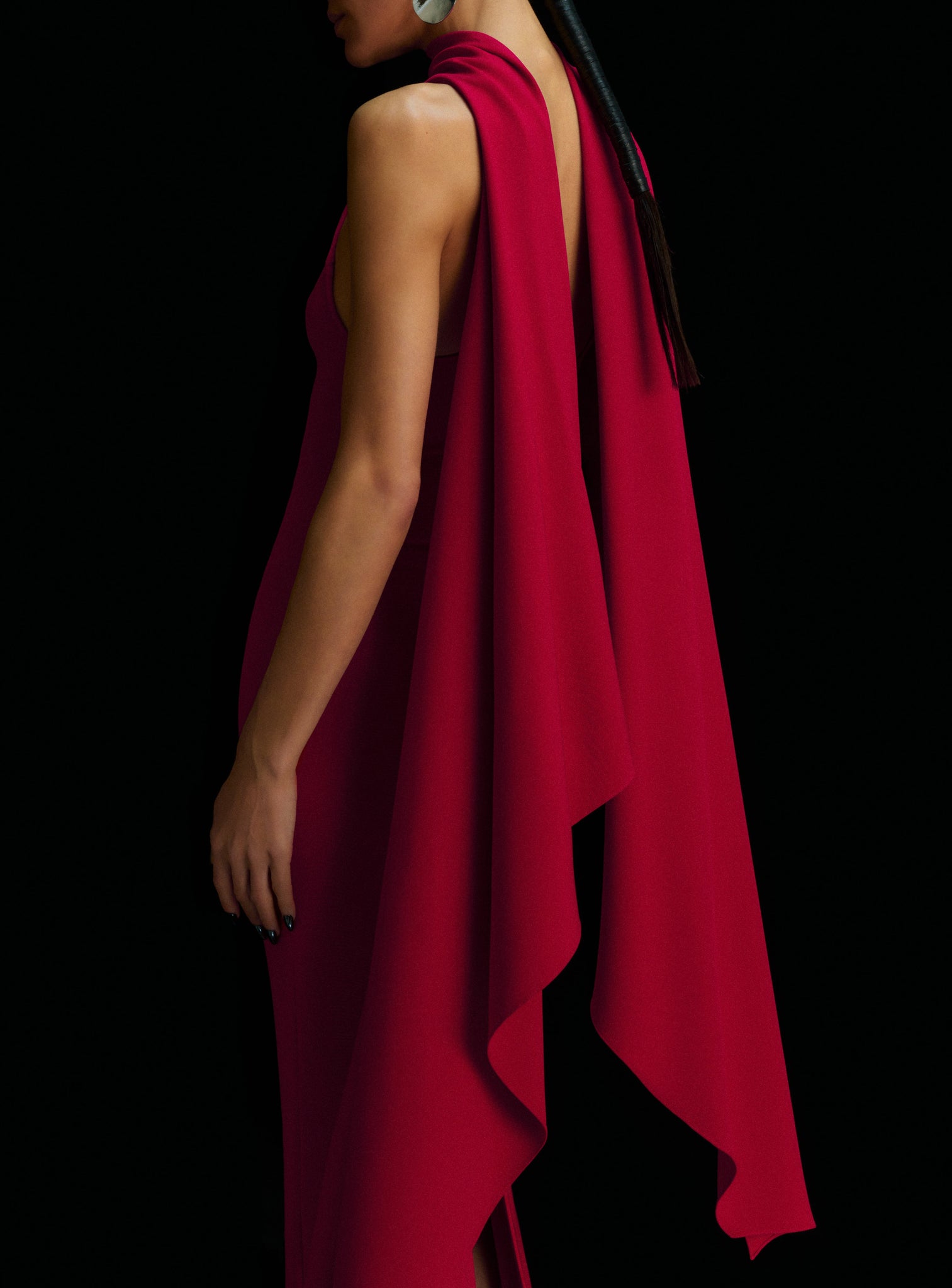 The Emerson Maxi Dress in Ruby