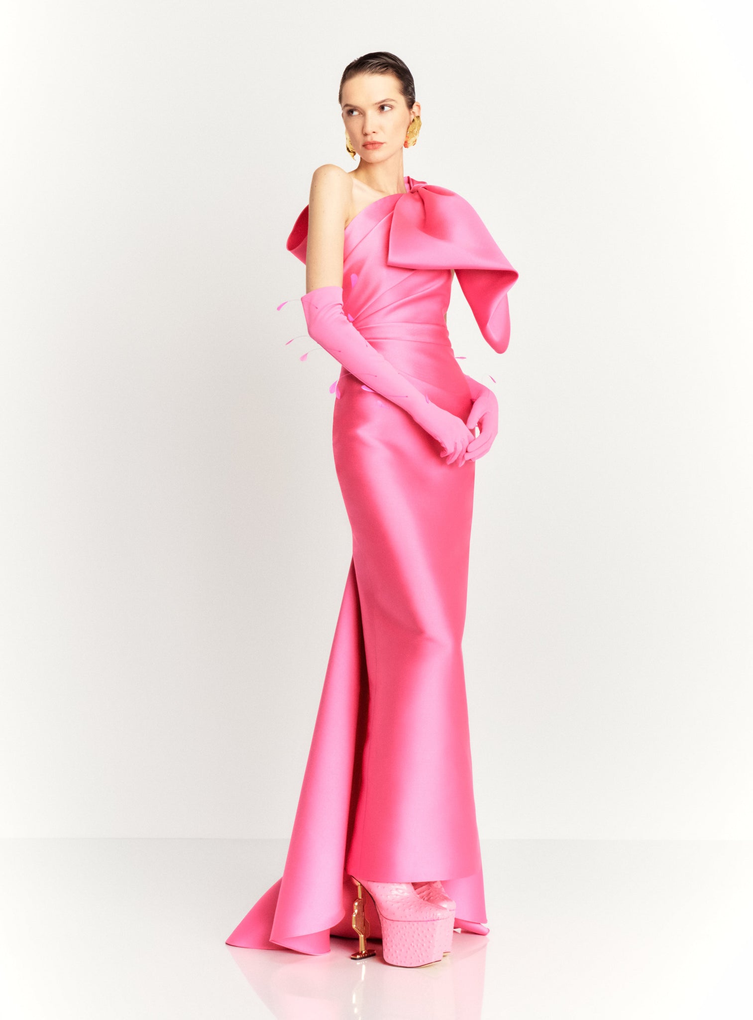 The Priya Maxi Dress in Light Pink