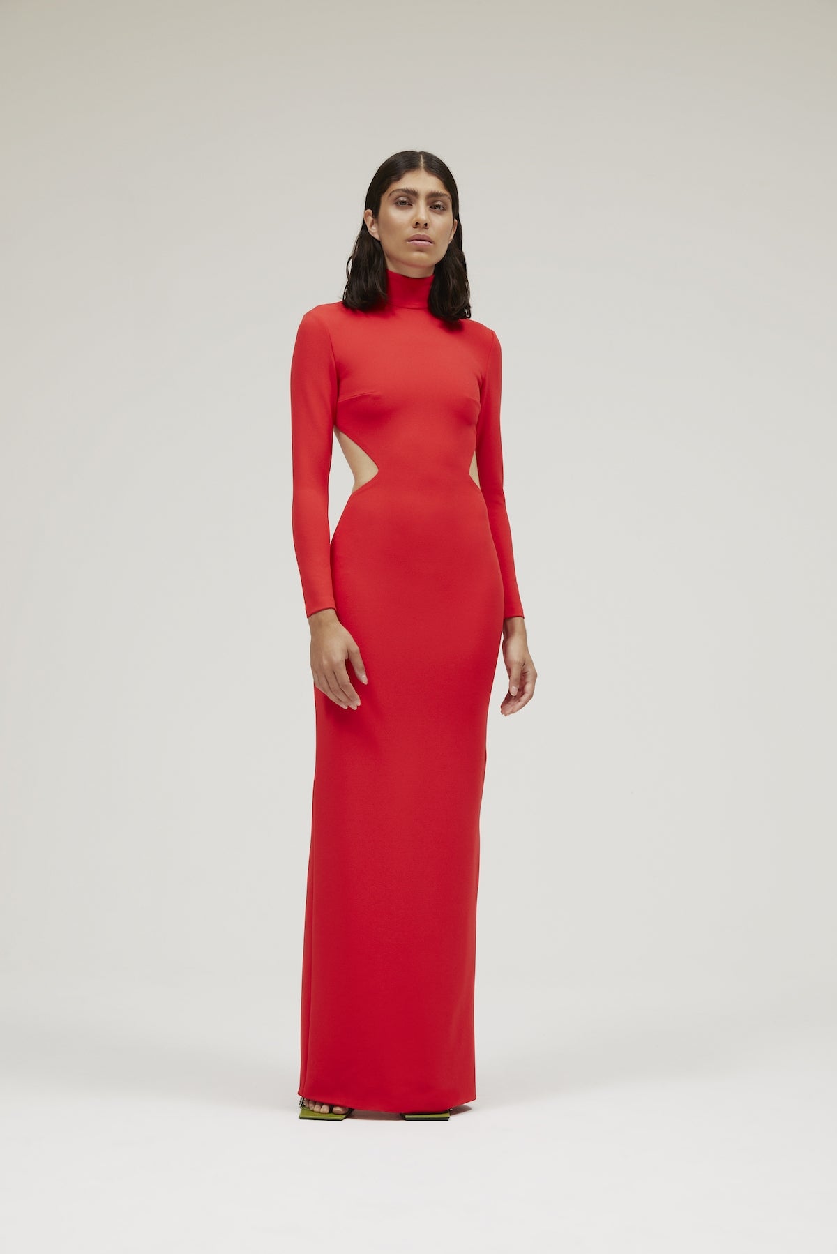 The Bougie Dress in True Red