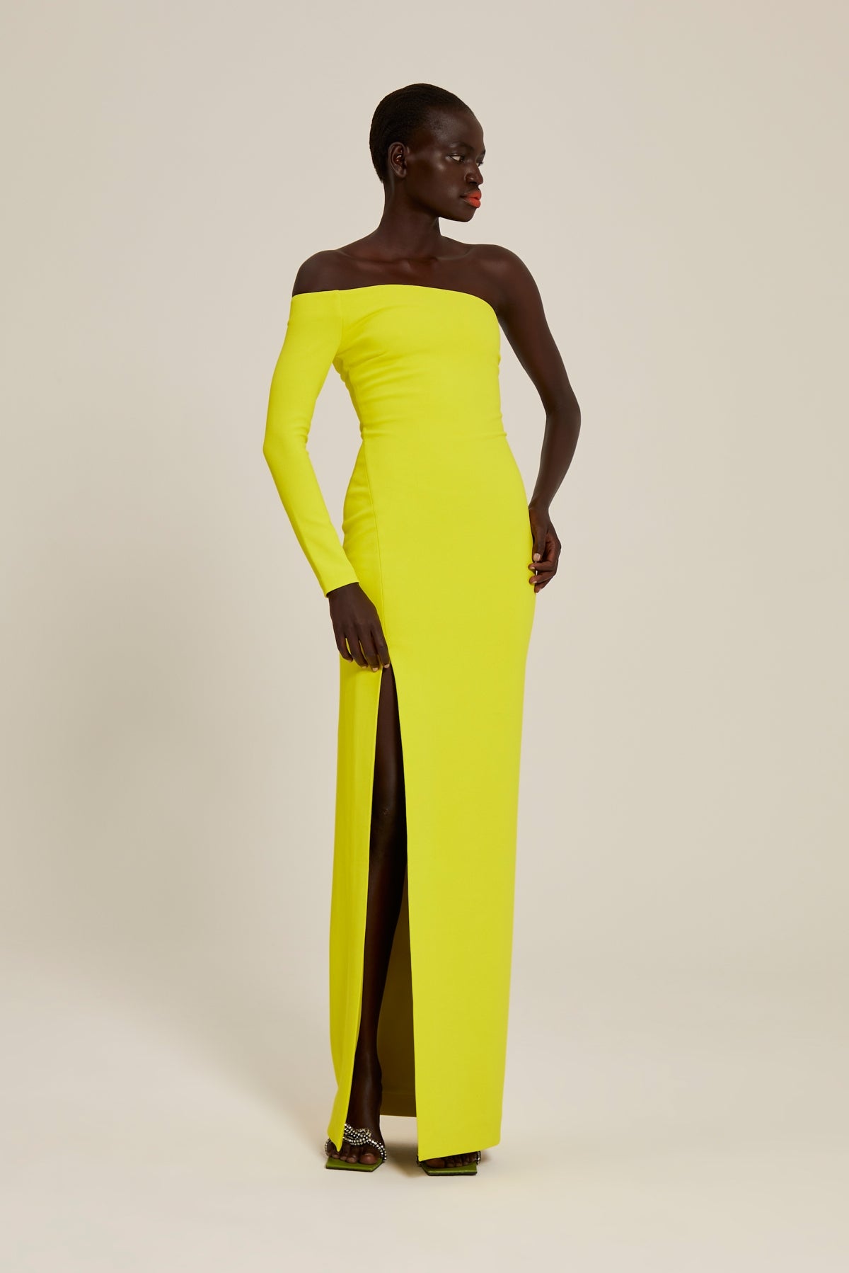 The Palmer Dress in Sulphur