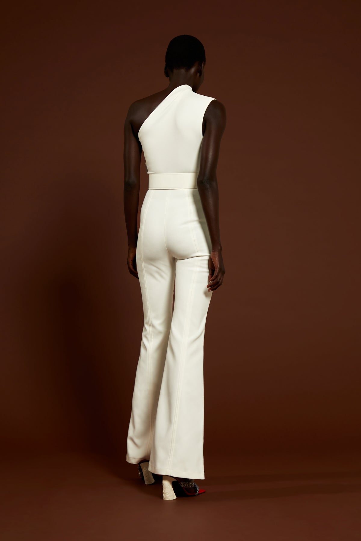 The Cleo Jumpsuit in Cream