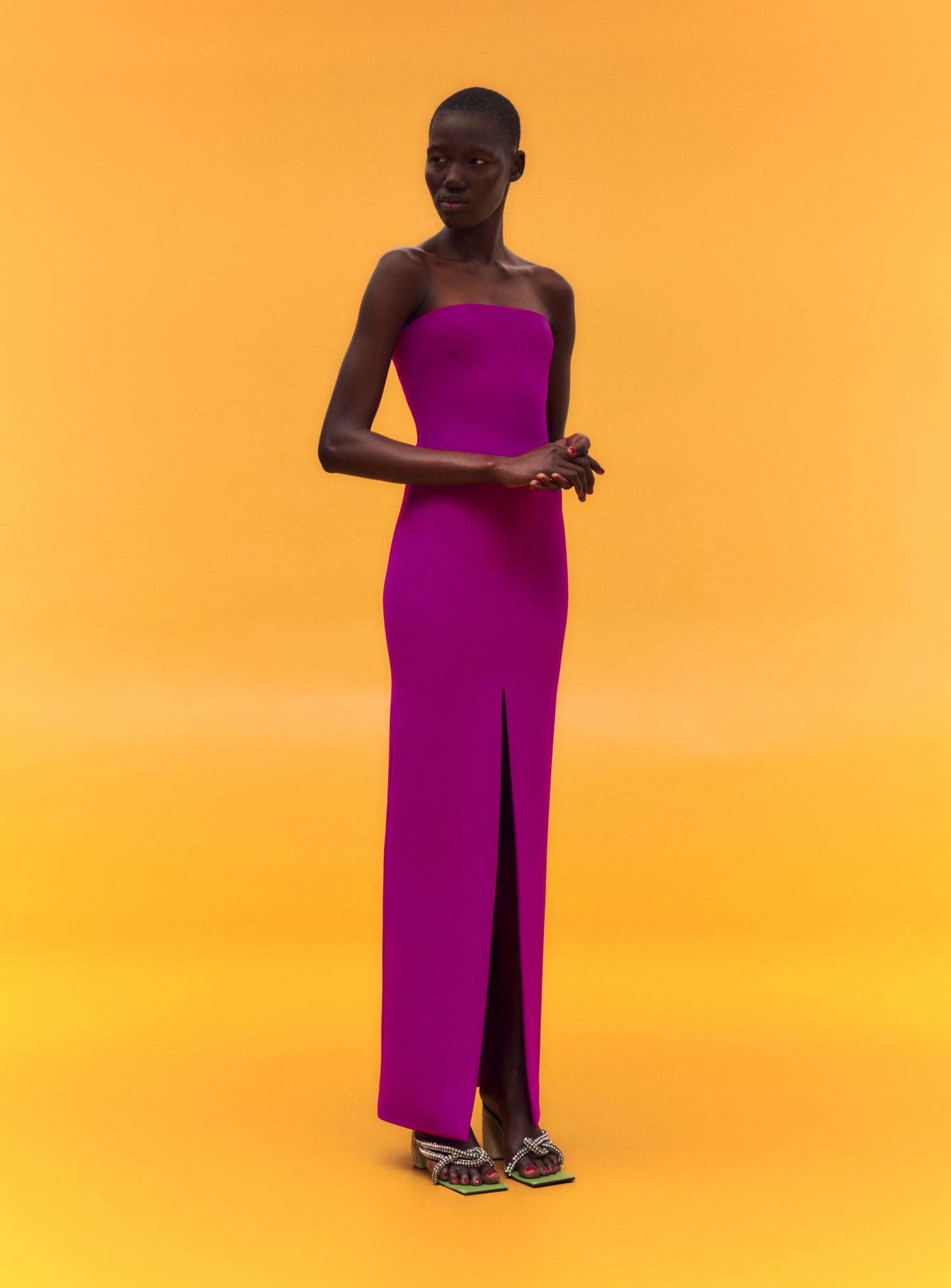 The Bysha Maxi Dress in Purple