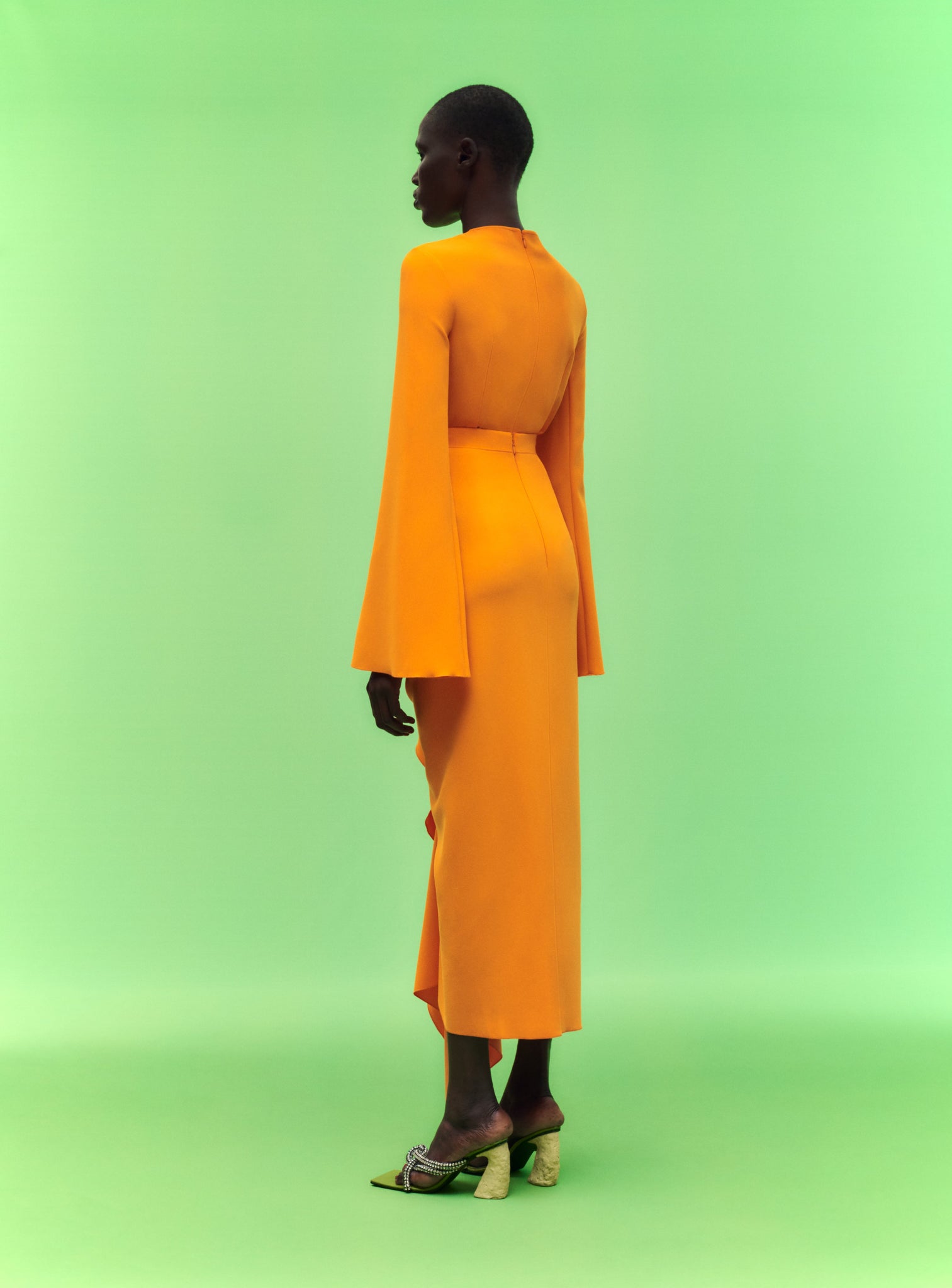 The Giana Skirt in Orange