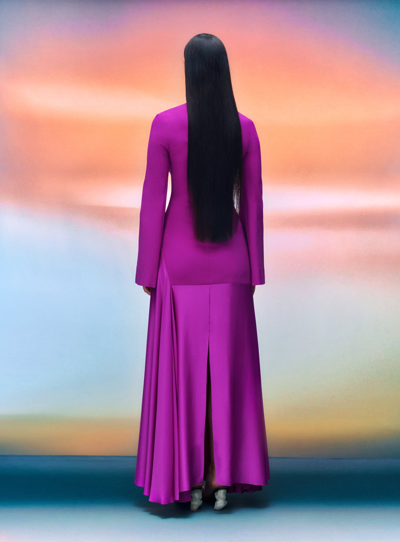 The Storm Maxi Dress in Purple