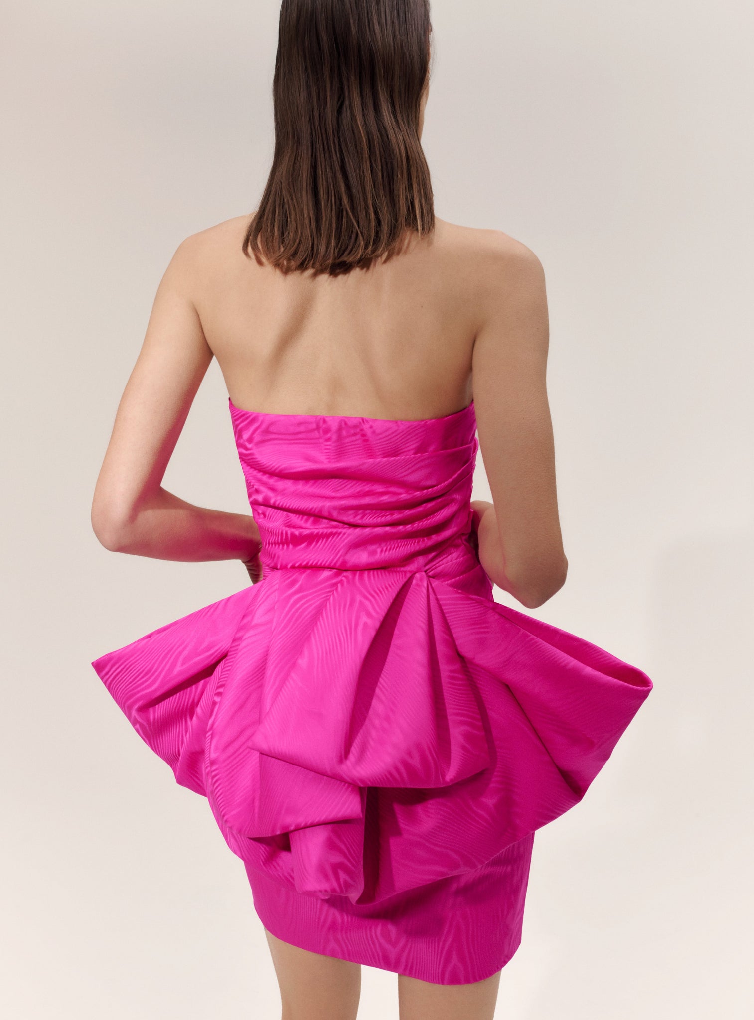 The Posie Mini Dress in Fuchsia