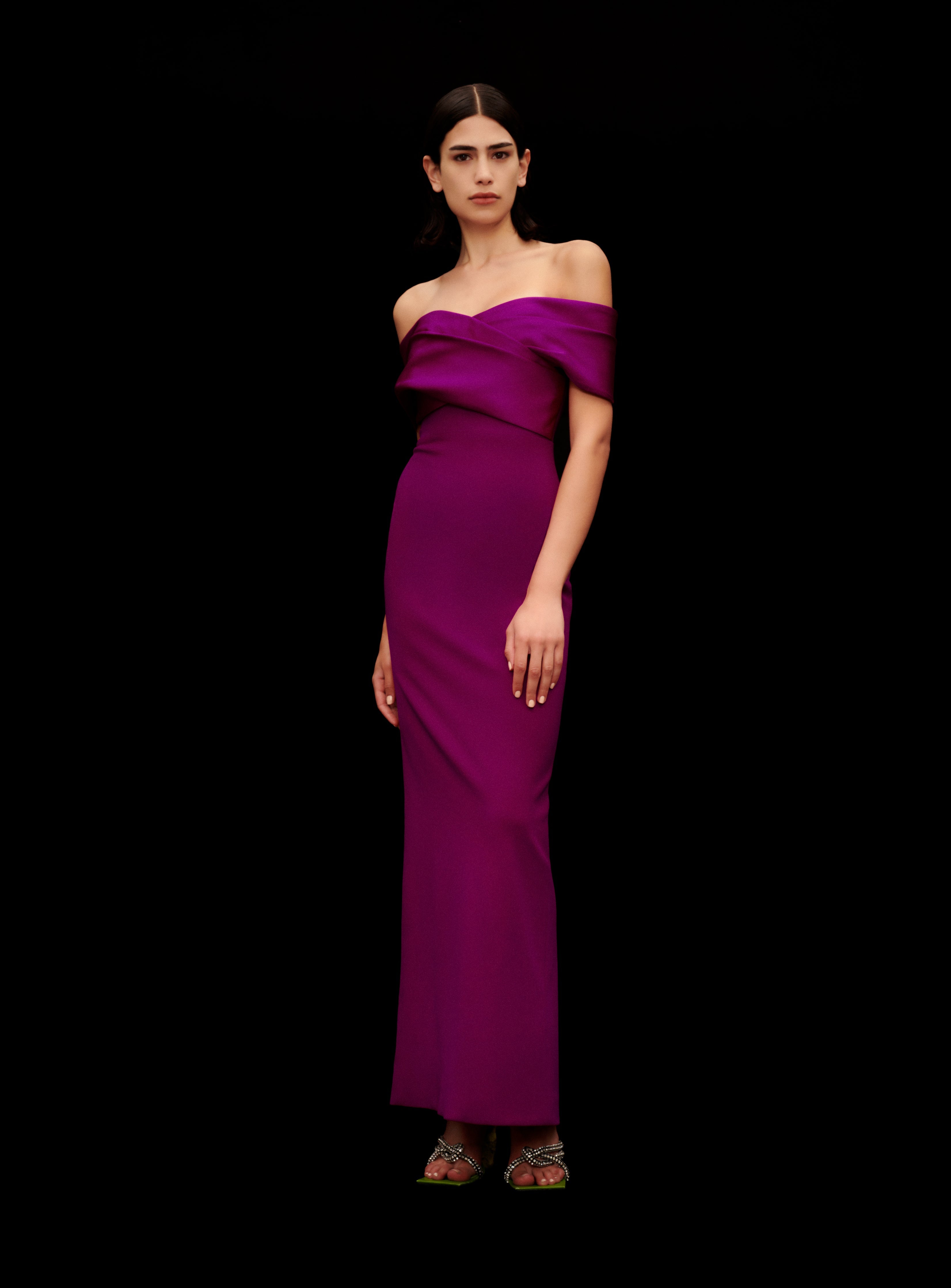 The Rhea Maxi Dress in Purple – Solace London US
