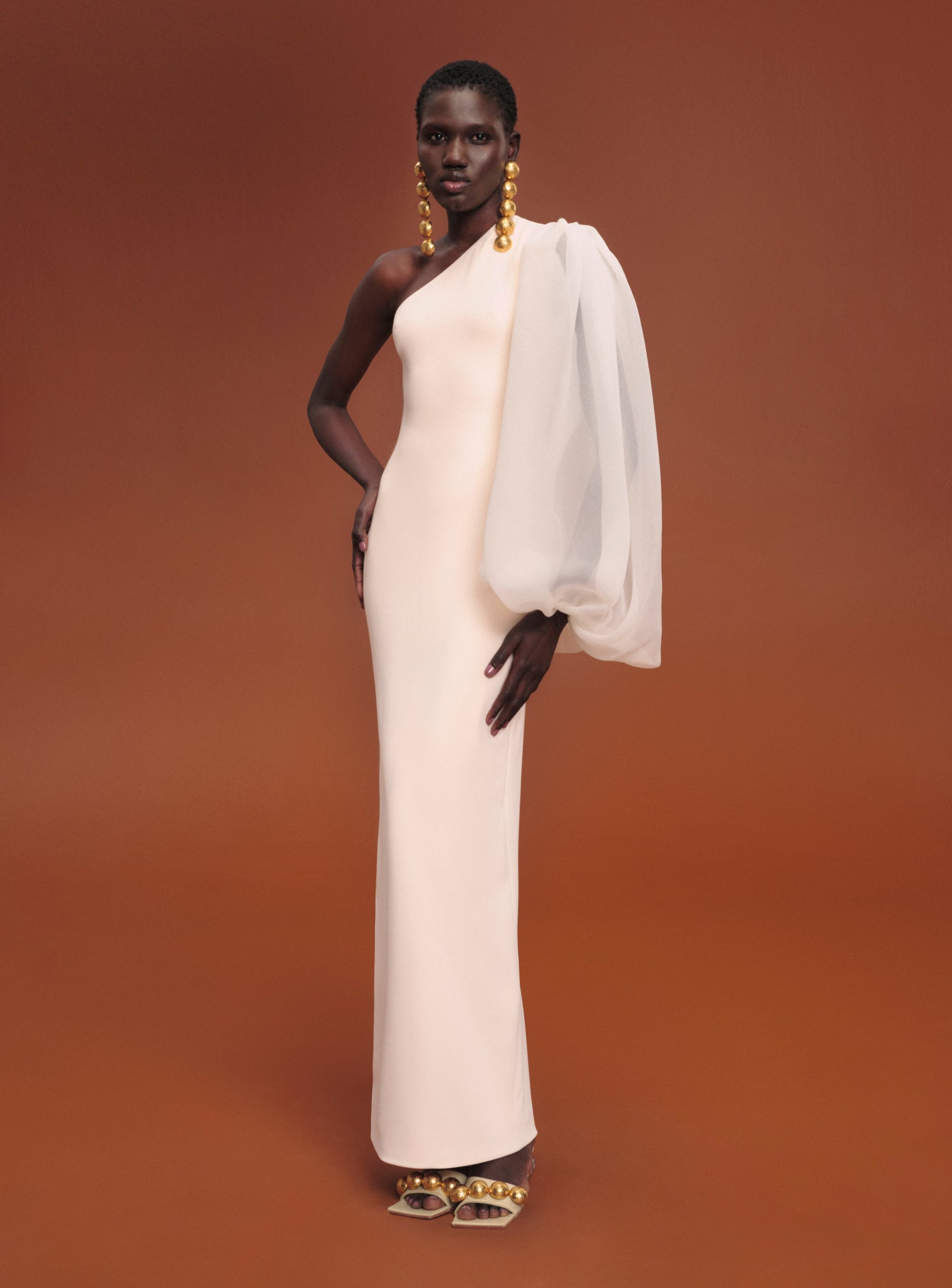 The Hudson Maxi Dress in Ivory