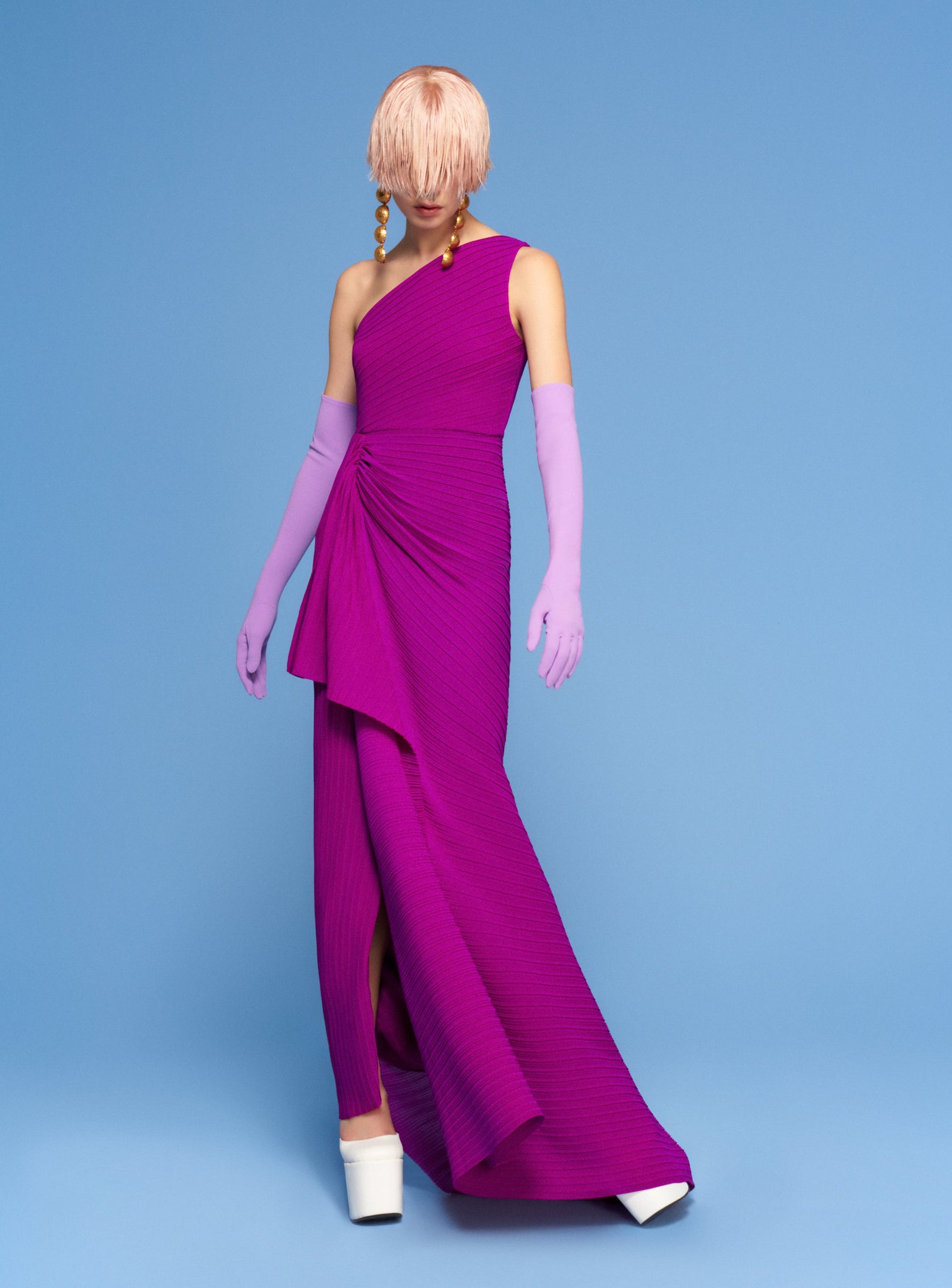 The Dyas Maxi Dress in Purple