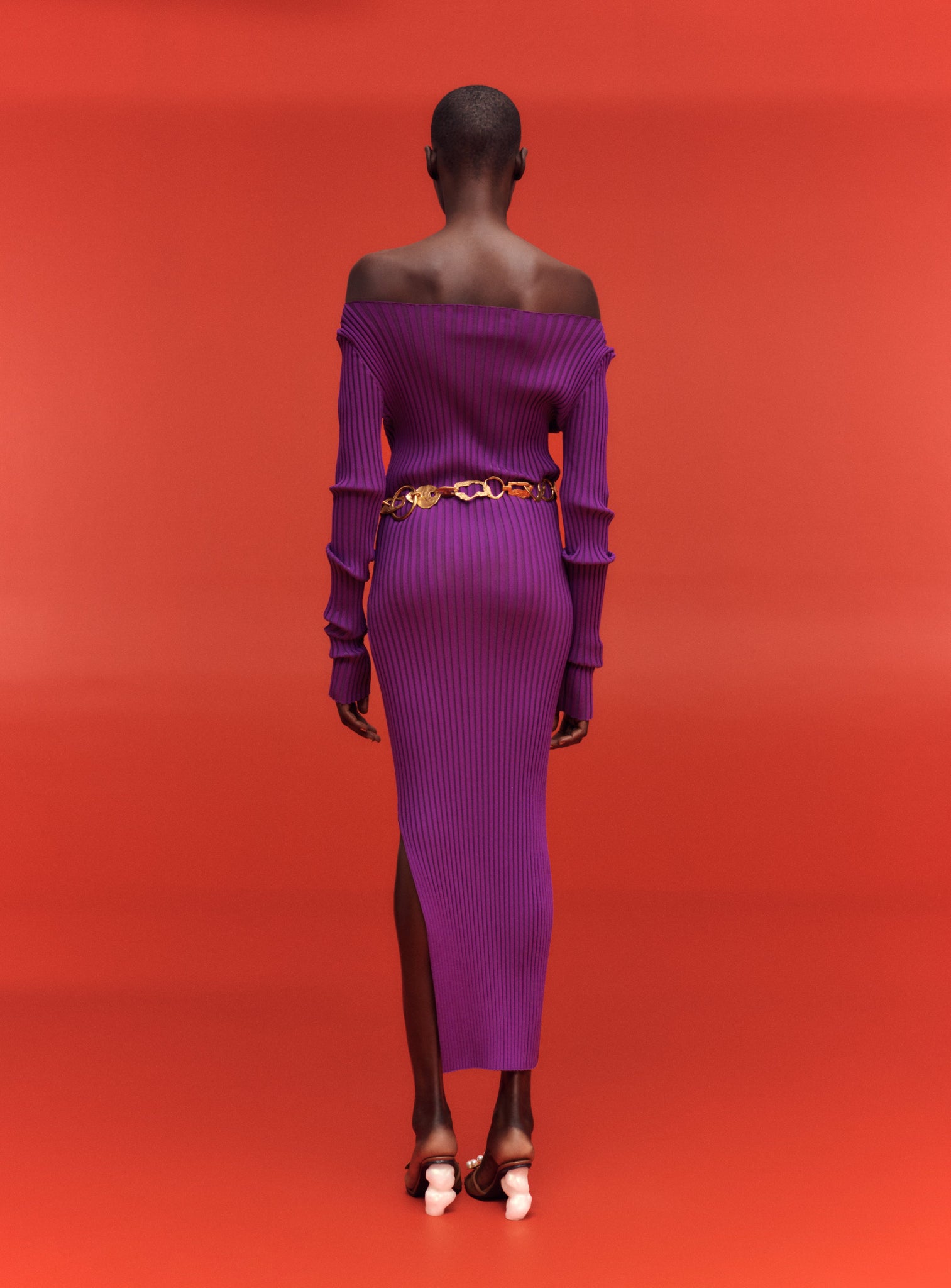 The Loren Maxi Dress in Purple