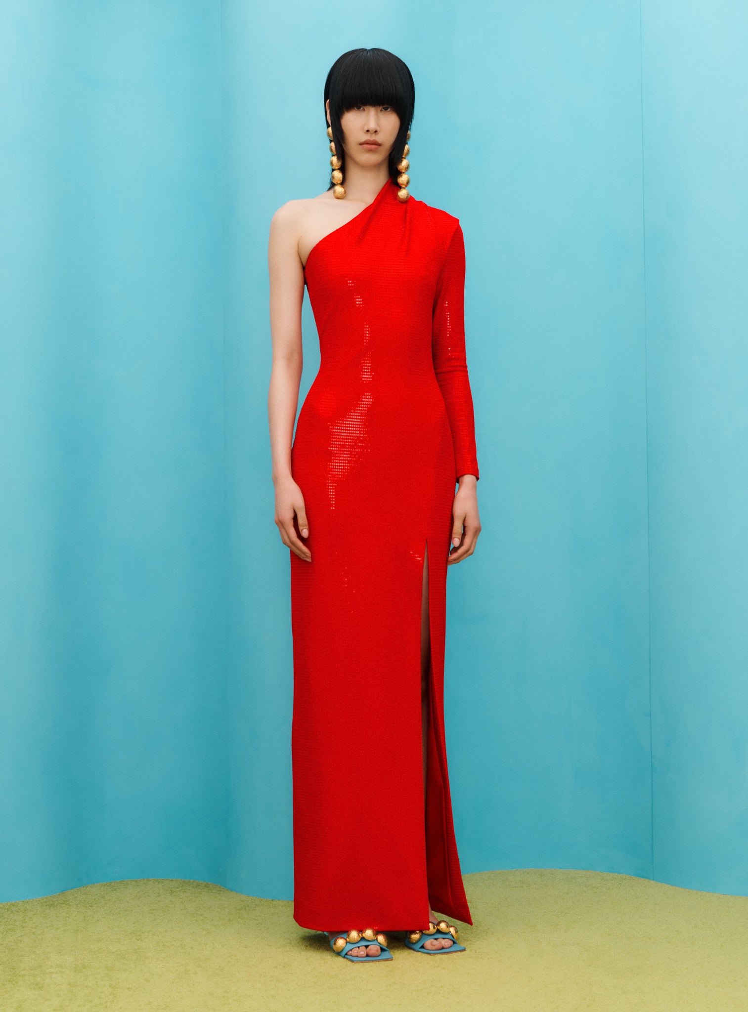 The Monroe Maxi Dress in Red
