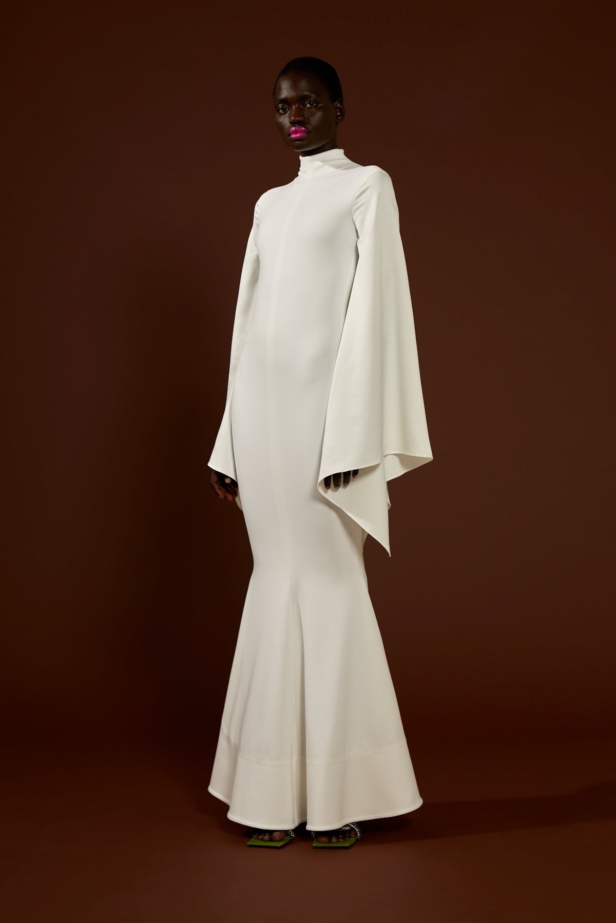 The Fleur Dress Winter White