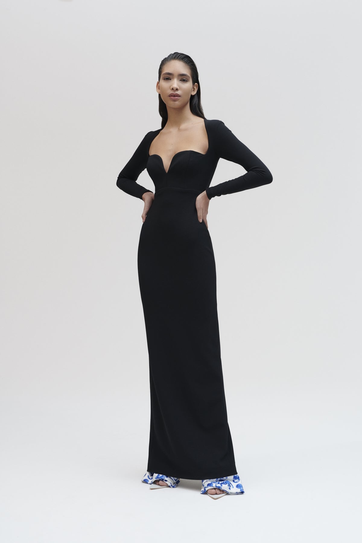 The Marlie Maxi Dress in Black
