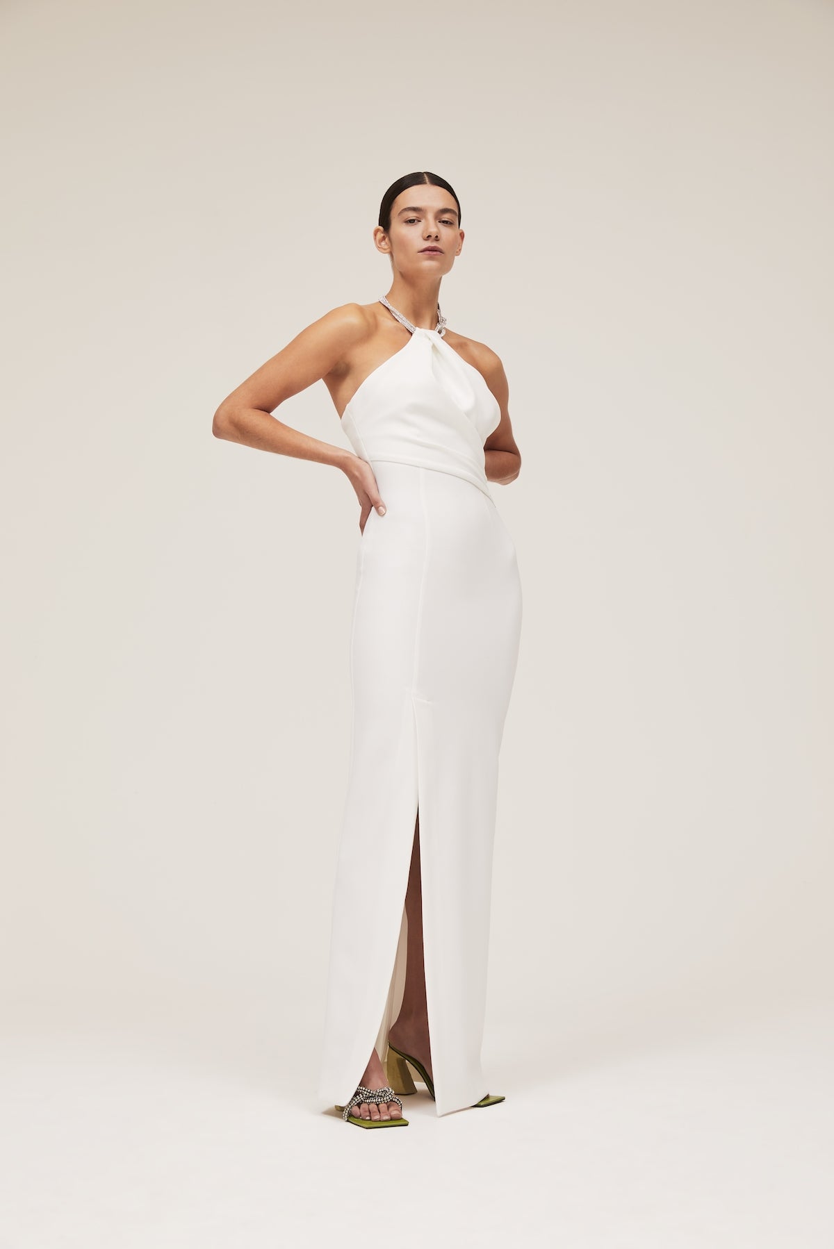 The Danette Dress in Cream – Solace London US