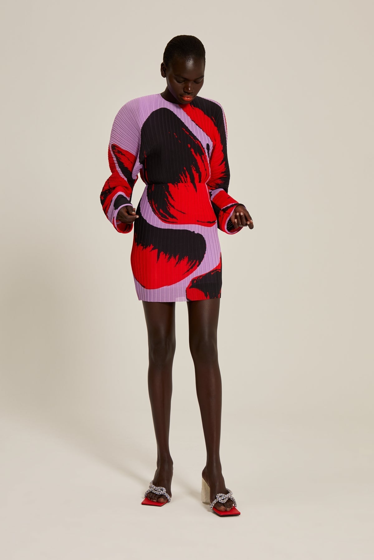 The Mira Dress in Newton Lilac